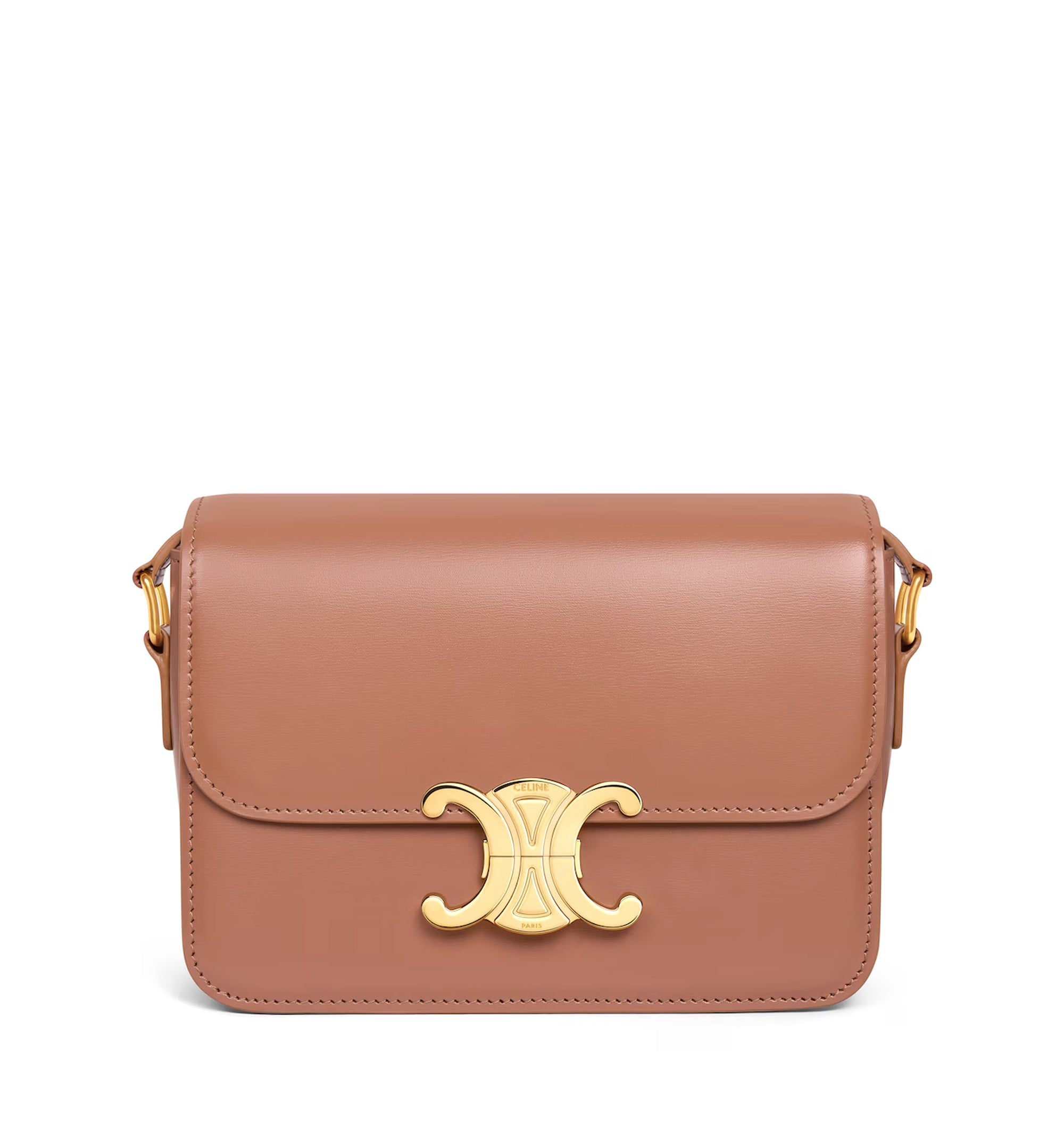 Teen Triomphe Bag in Shiny Calfskin