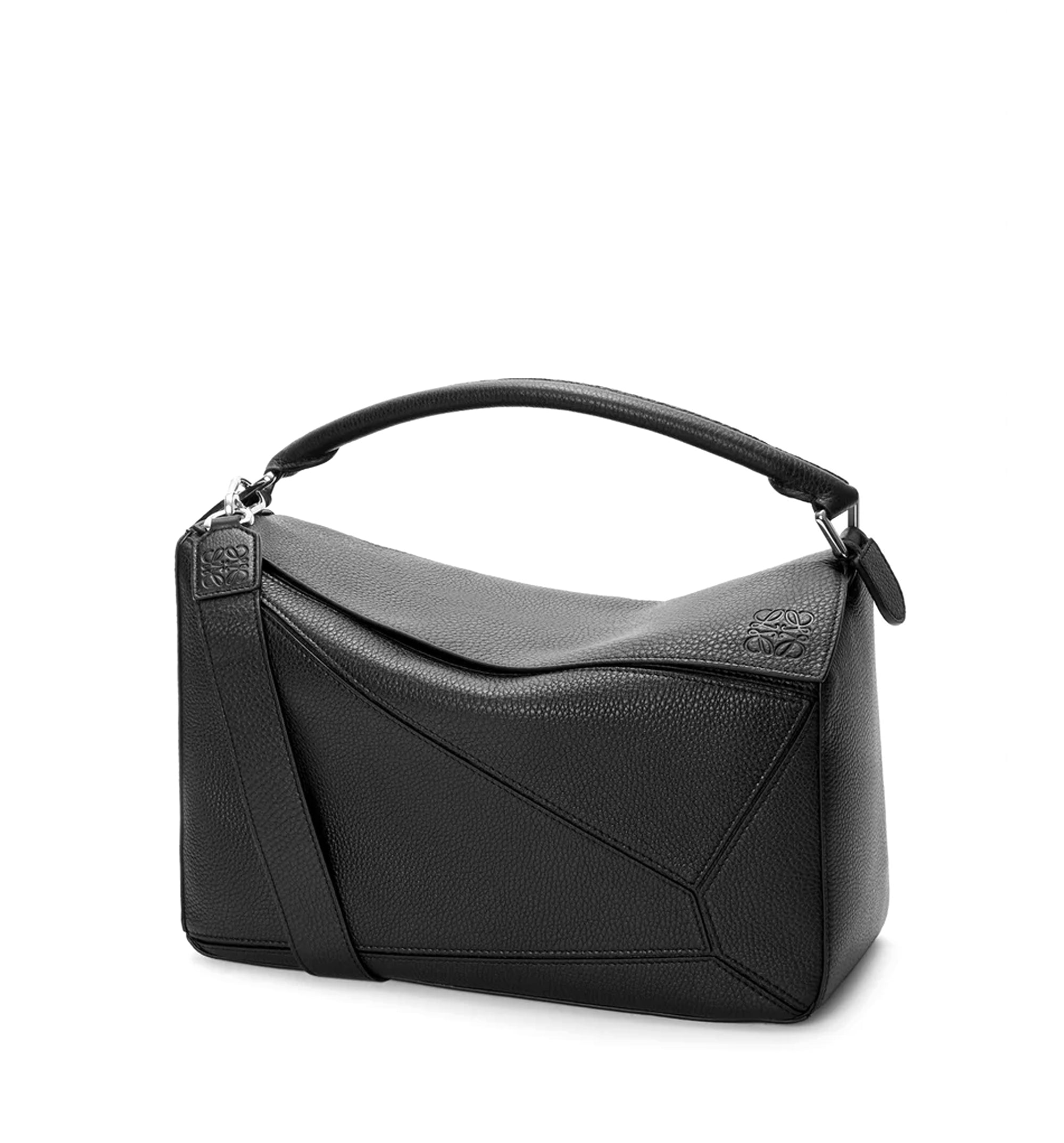 Large Puzzle Bag In Supple Grained Calfskin