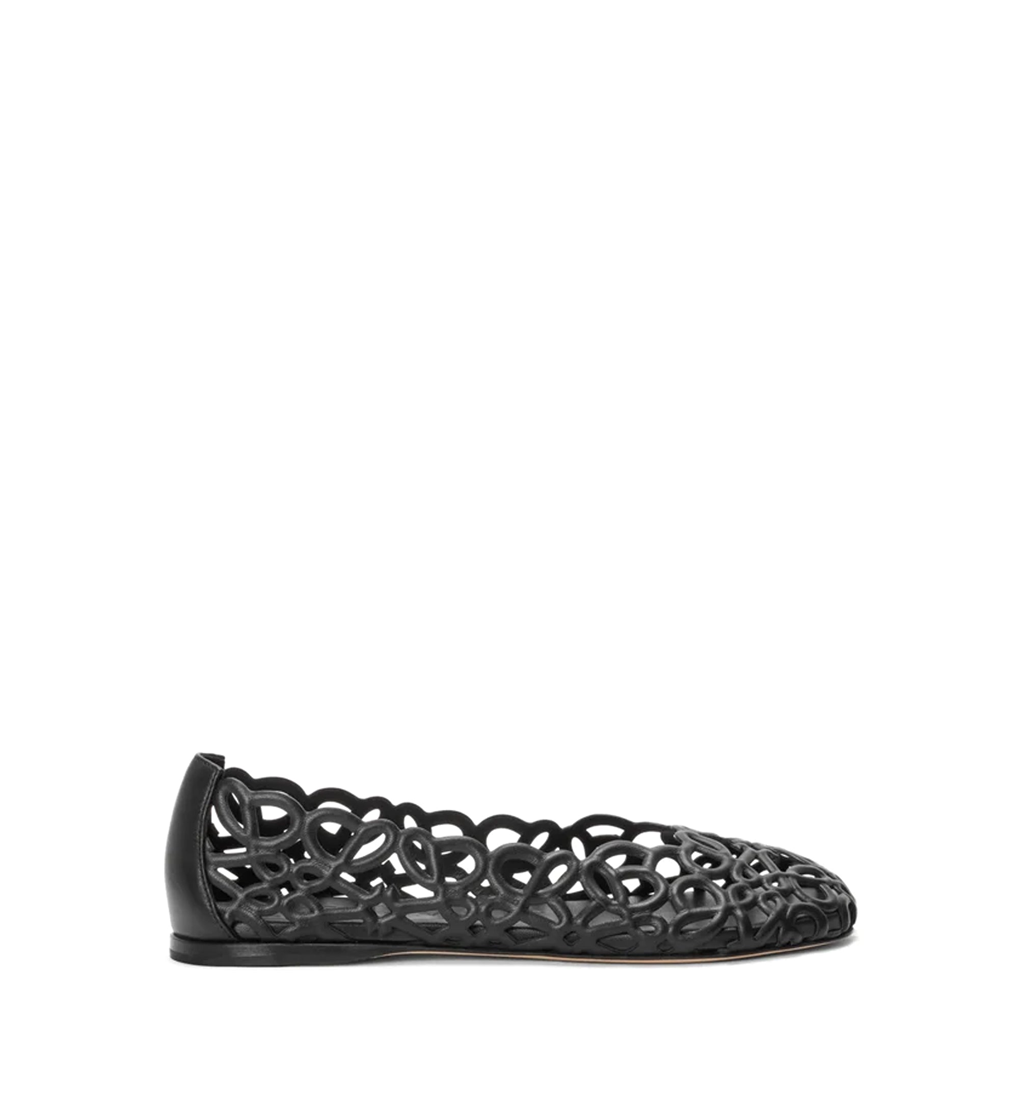 Petal Anagram ballerina in lambskin
