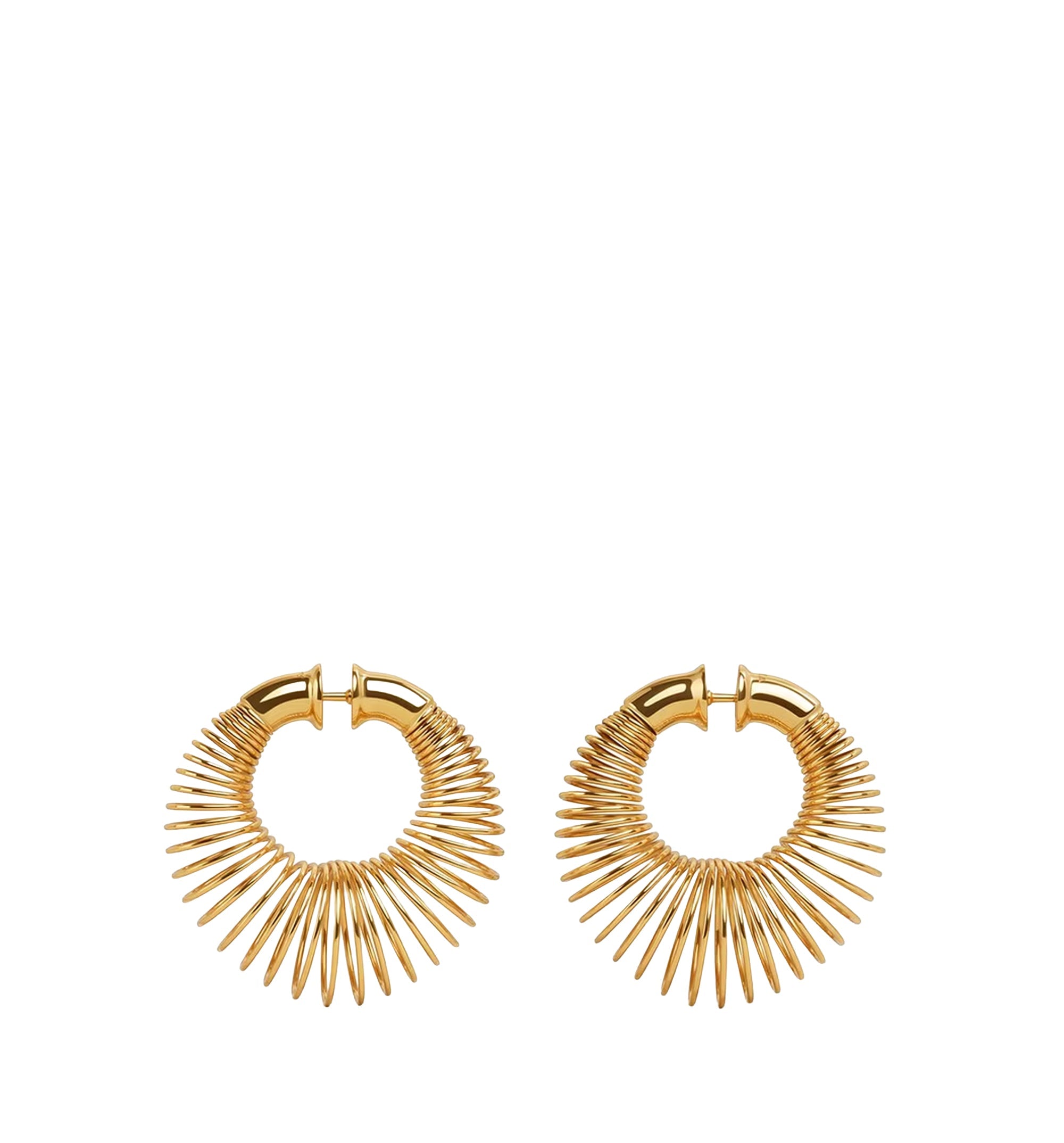 Small Spiral Hoops