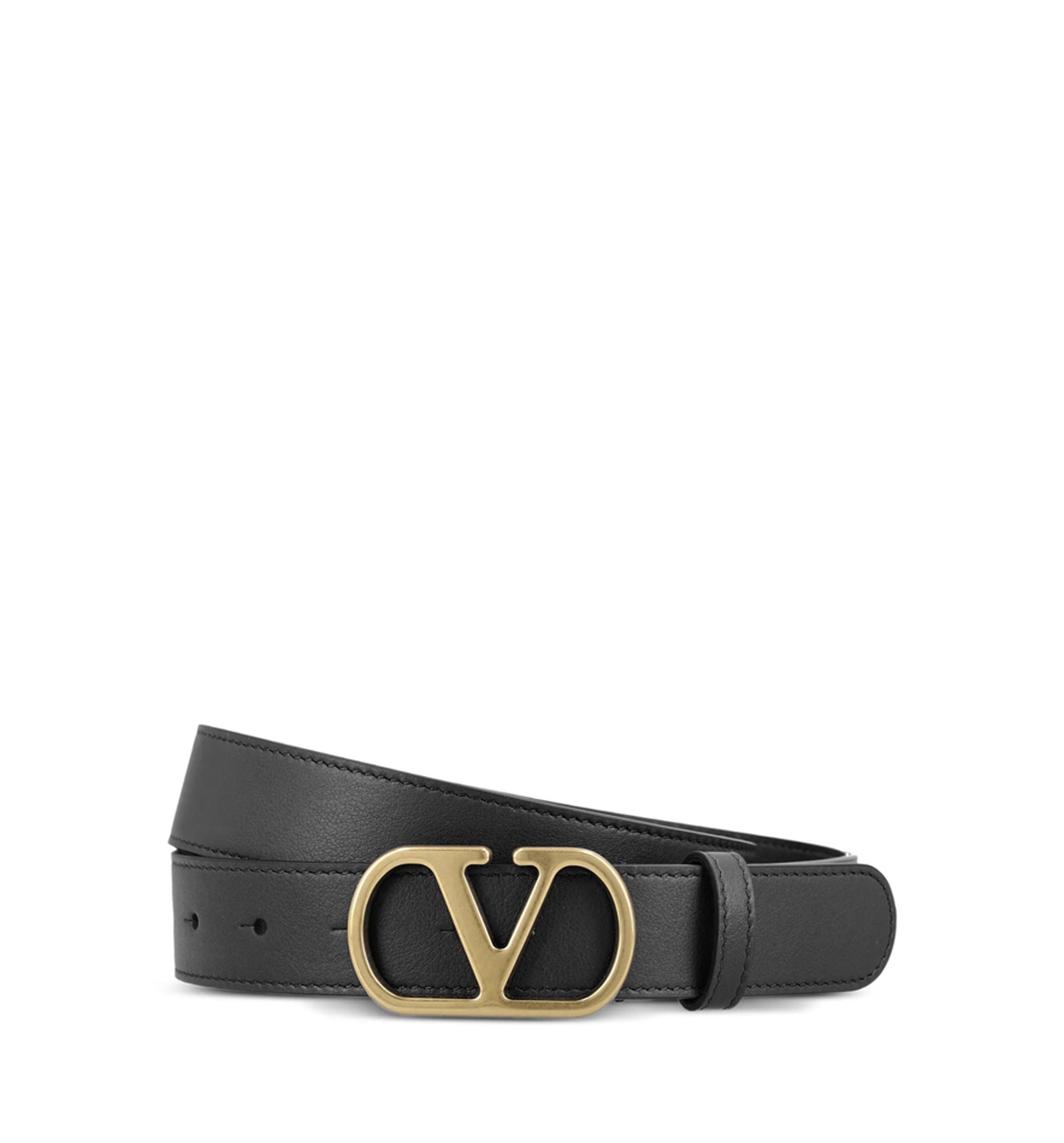 Vlogo signature calfskin belt