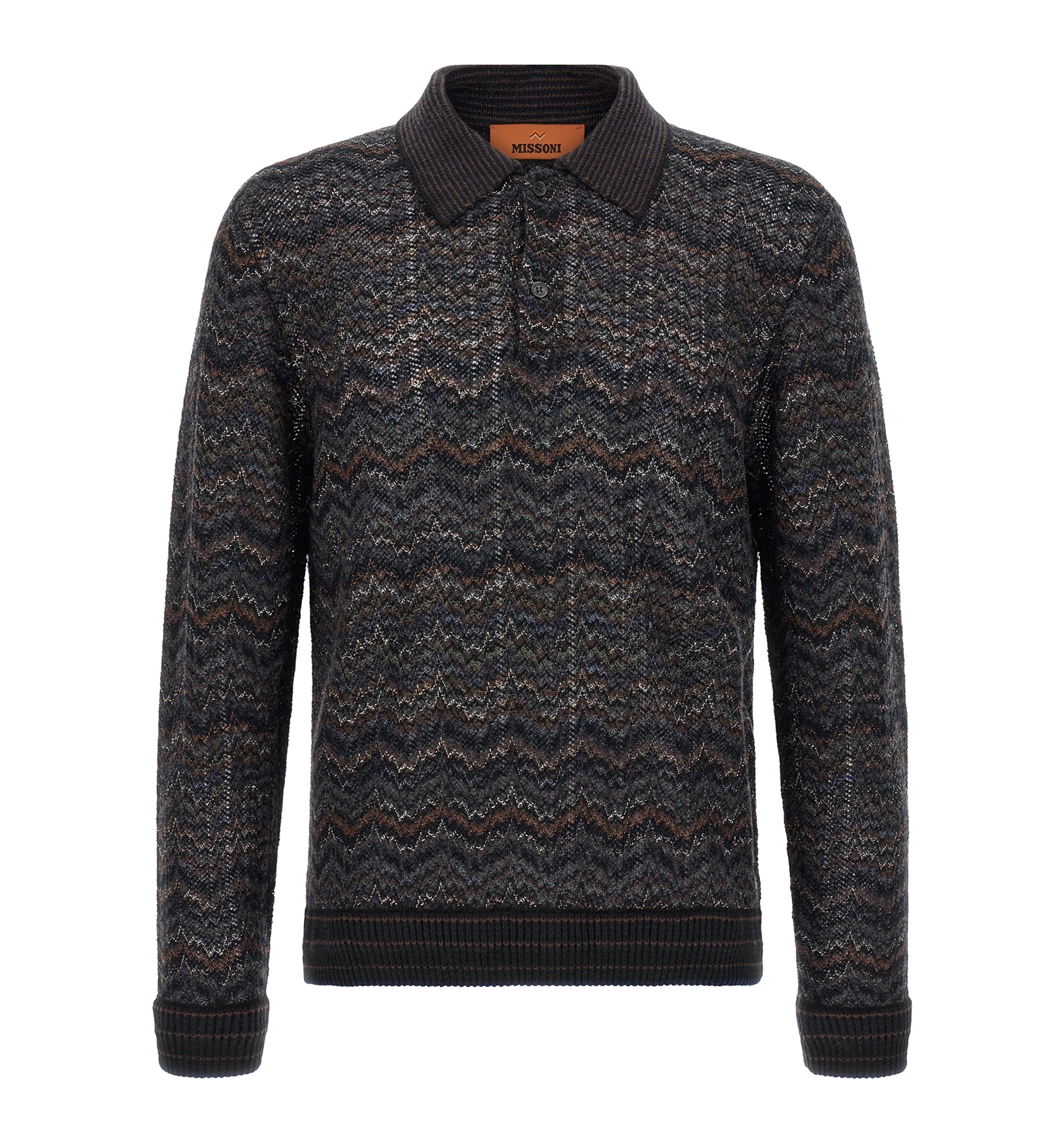 Knitted polo shirt