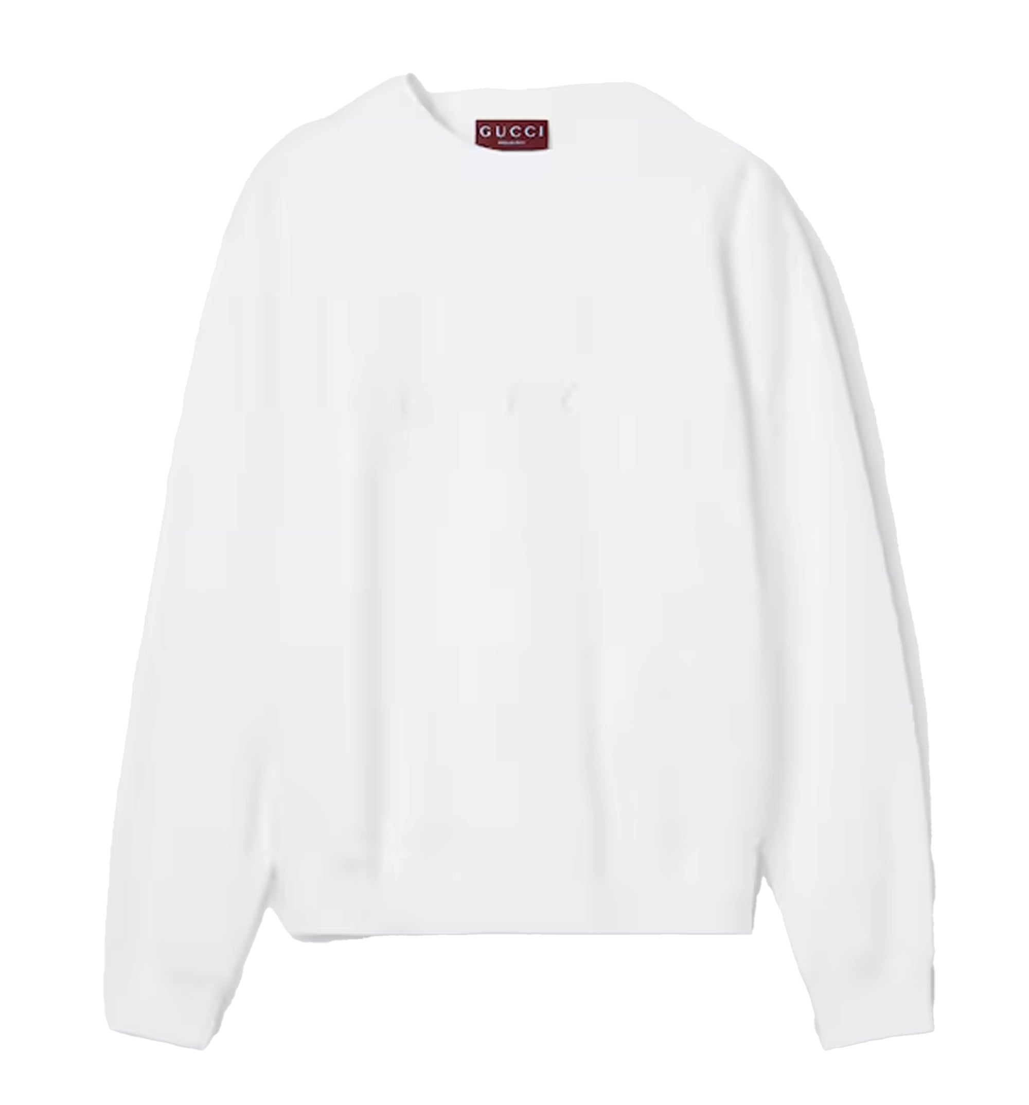 Cotton Jersey Sweatshirt With Embroidery