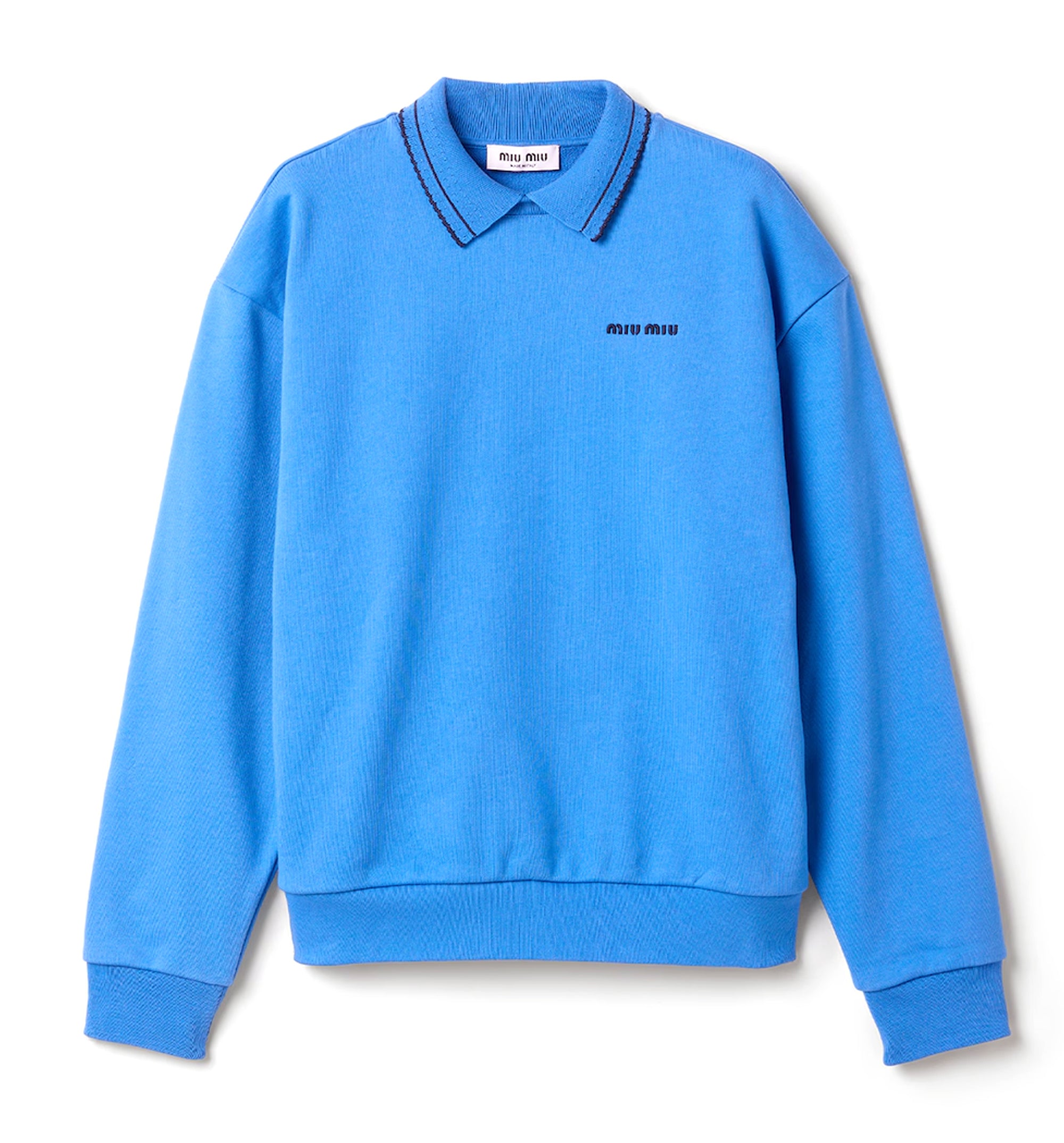 Cotton fleece sweatshirt