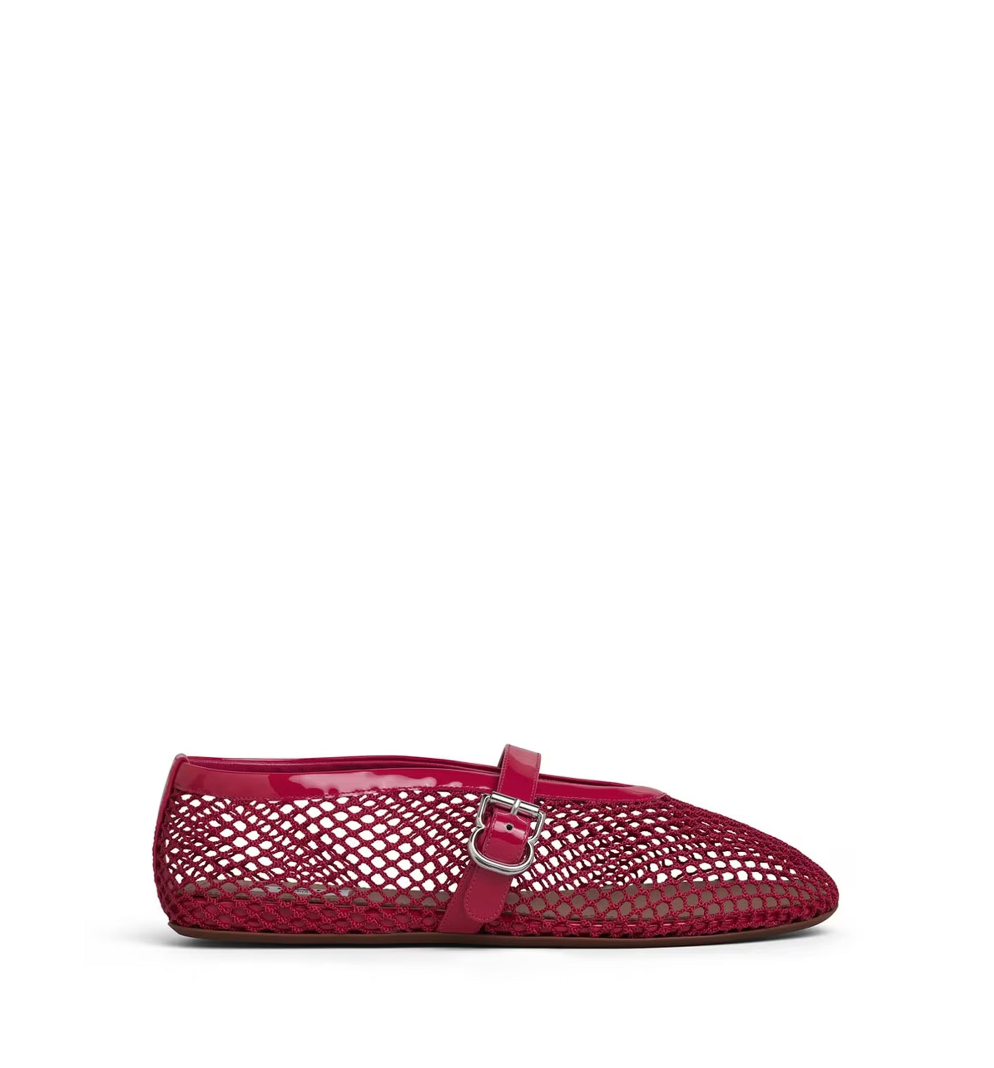 Ballet Flats In Fishnet