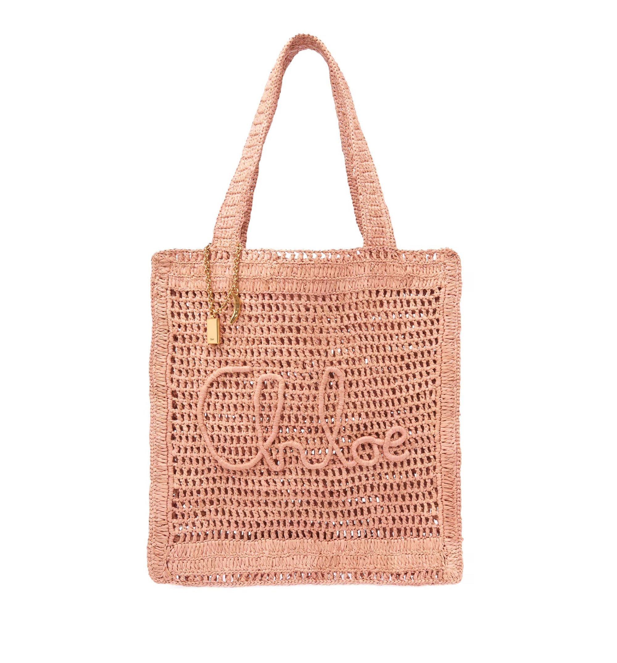 Summer Banana tote bag in raffia