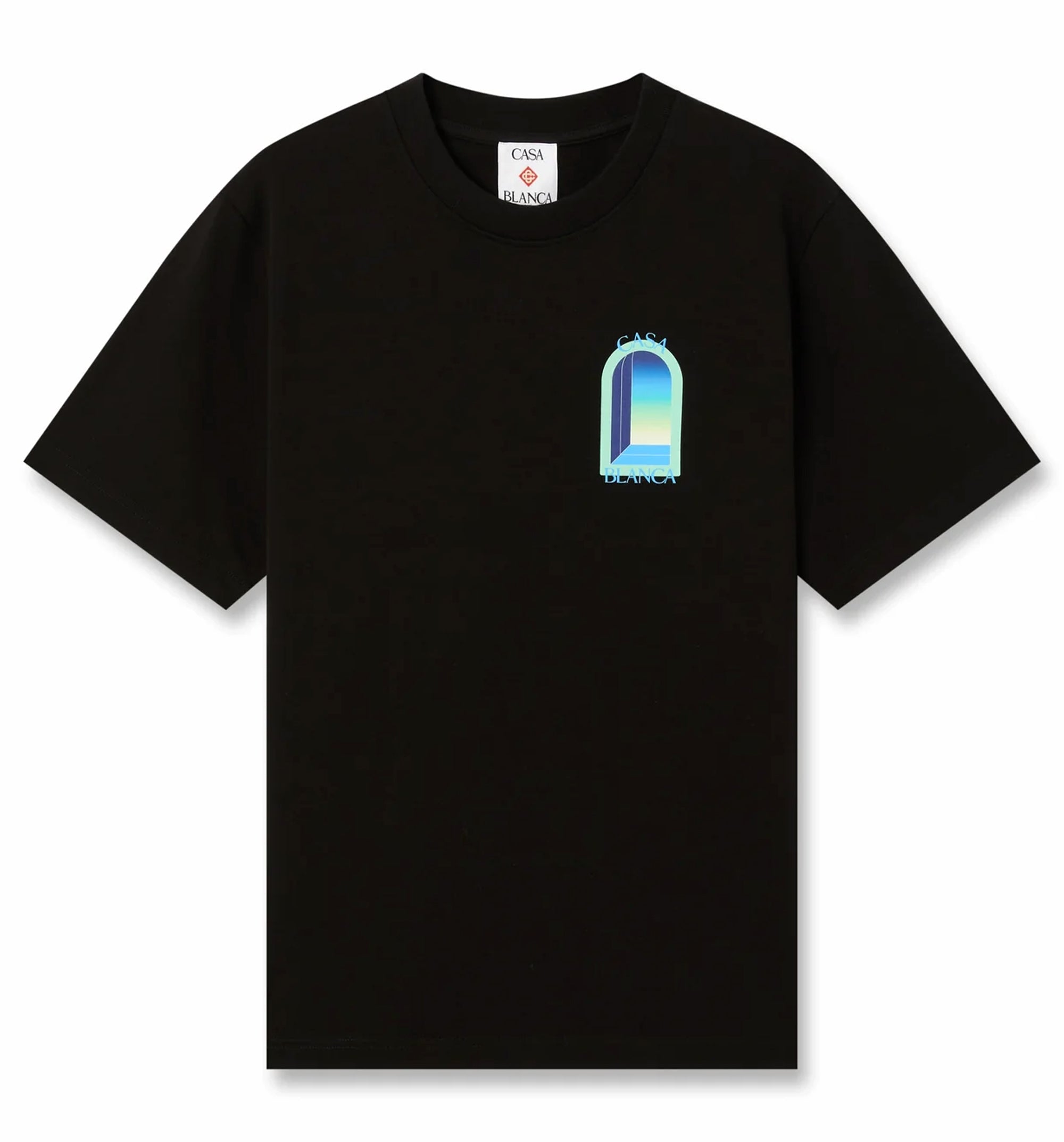 White Tennis Landscape Short Sleeve T-Shirt