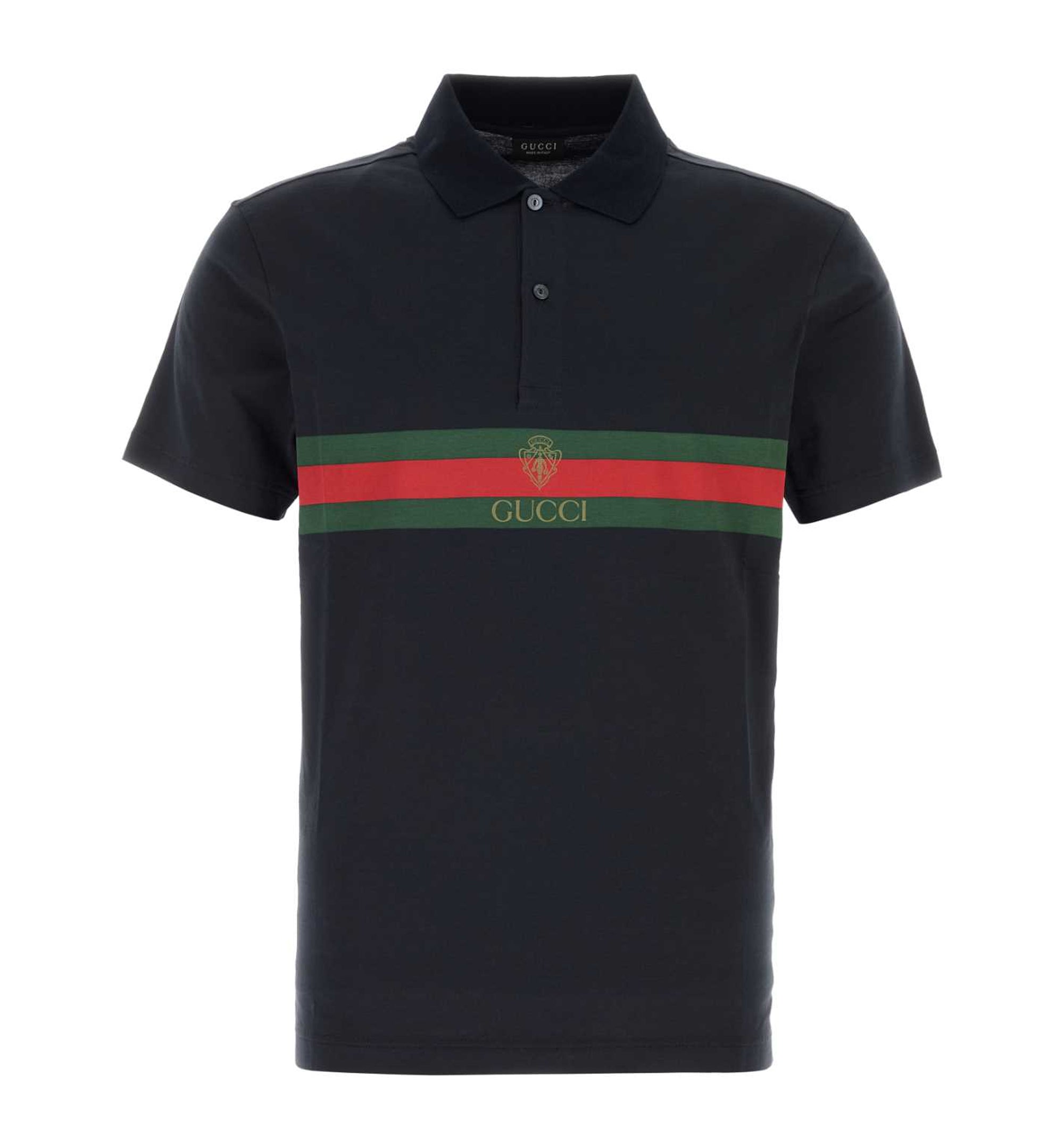 Cotton Jersey Polo Shirt With Web