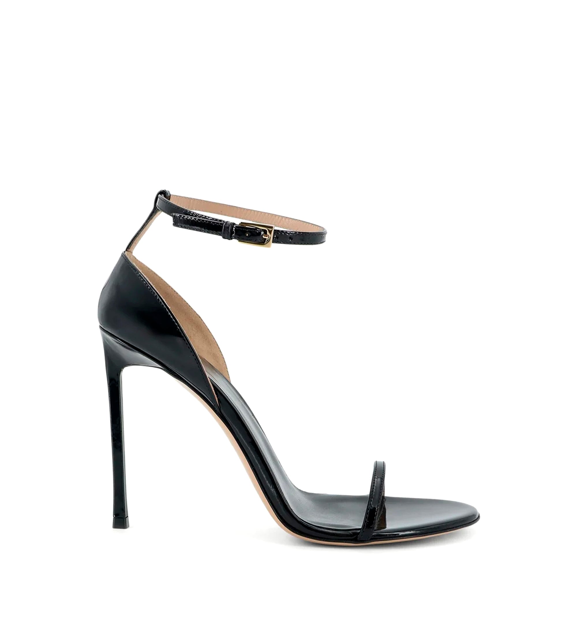 Patent leather sandals