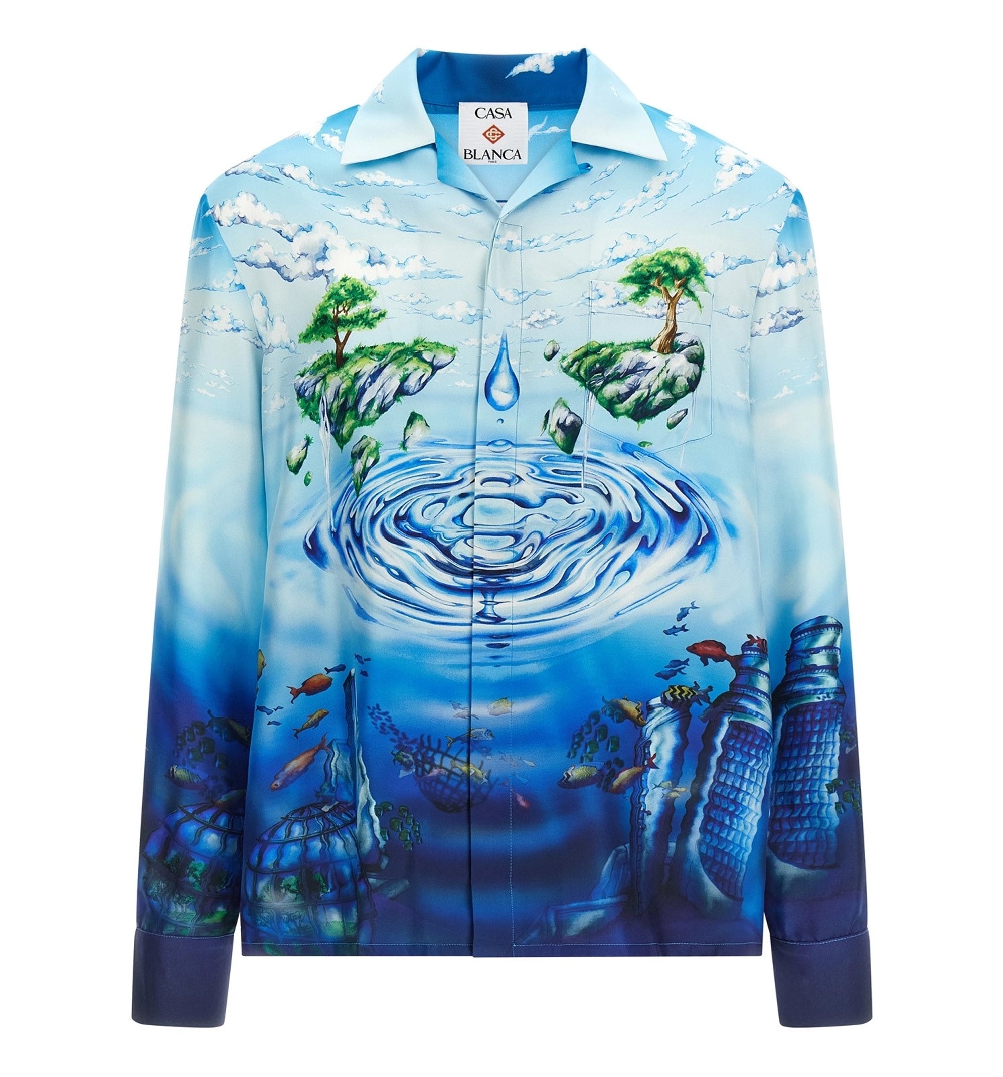 Lost Atlantis Silk Shirt