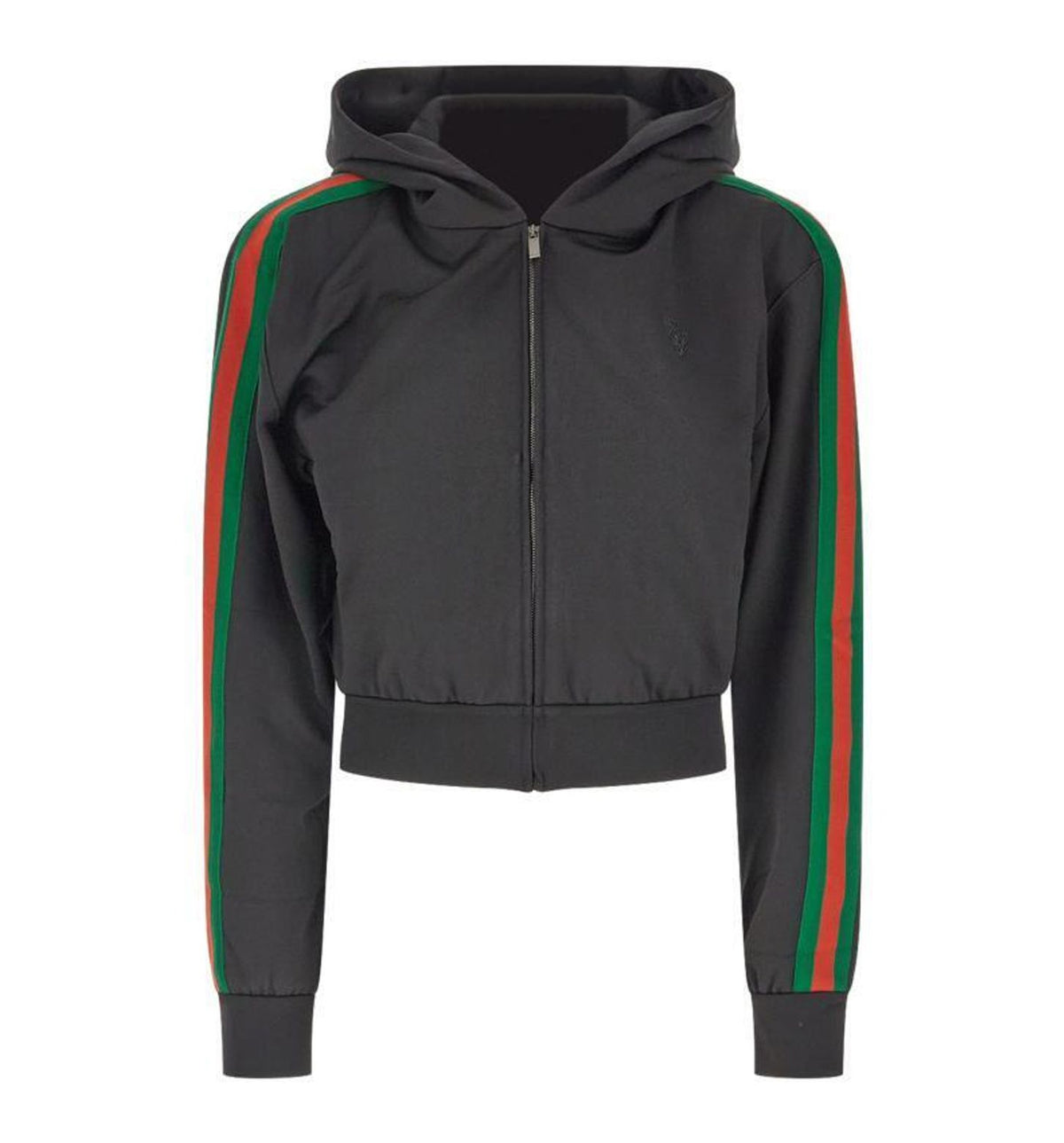 Cotton jersey zip jacket with Web