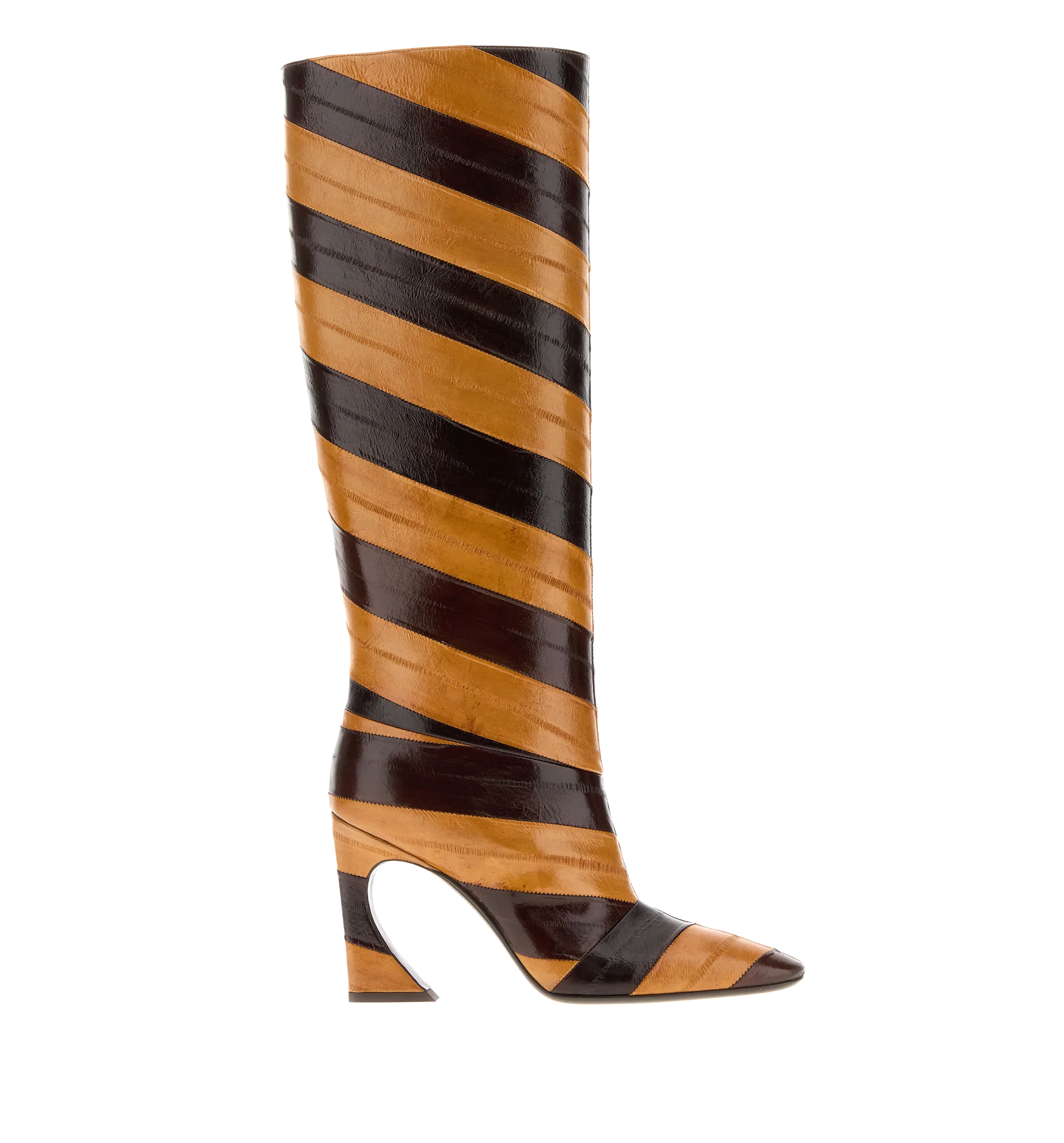 Arco Bicolor Leather Boots