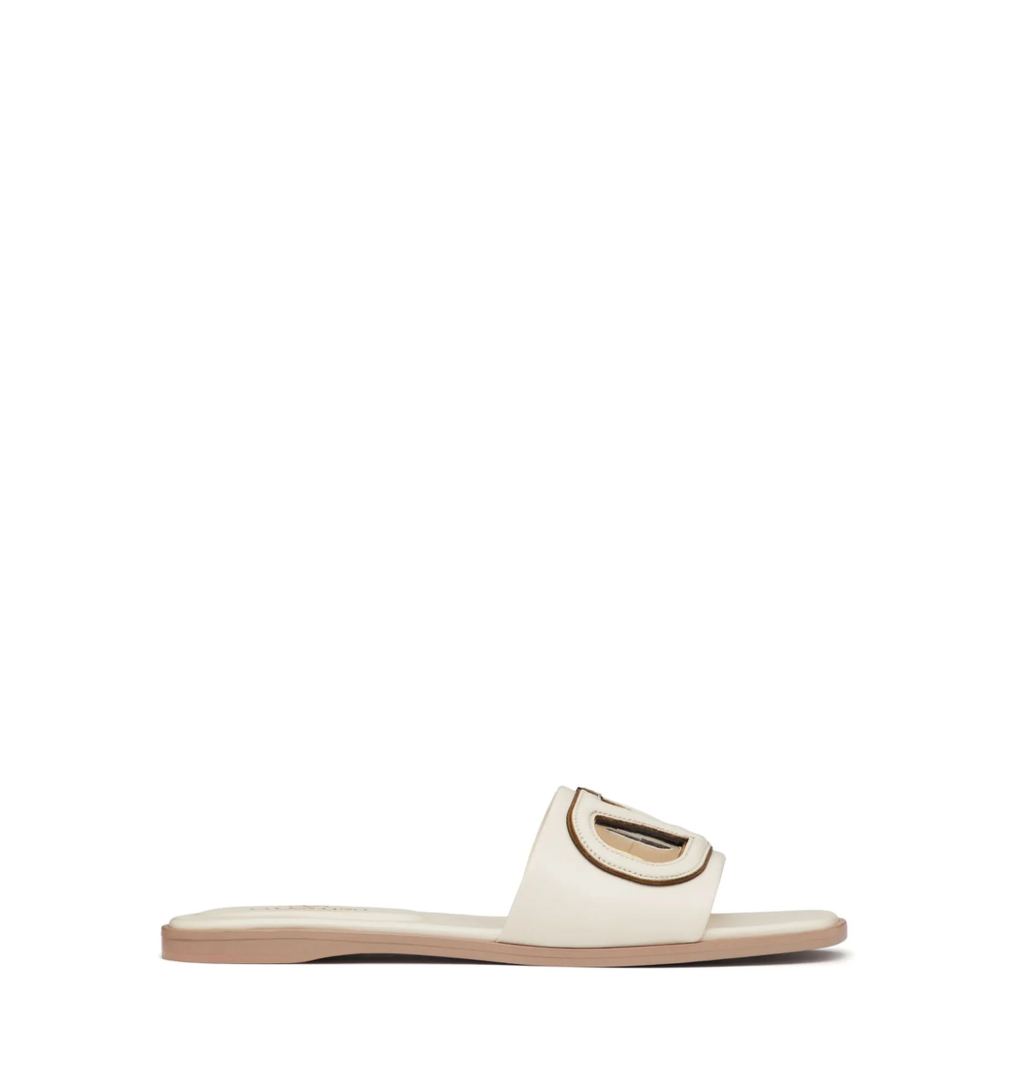 Vlogo Signature Slide Sandal in Nappa Leather