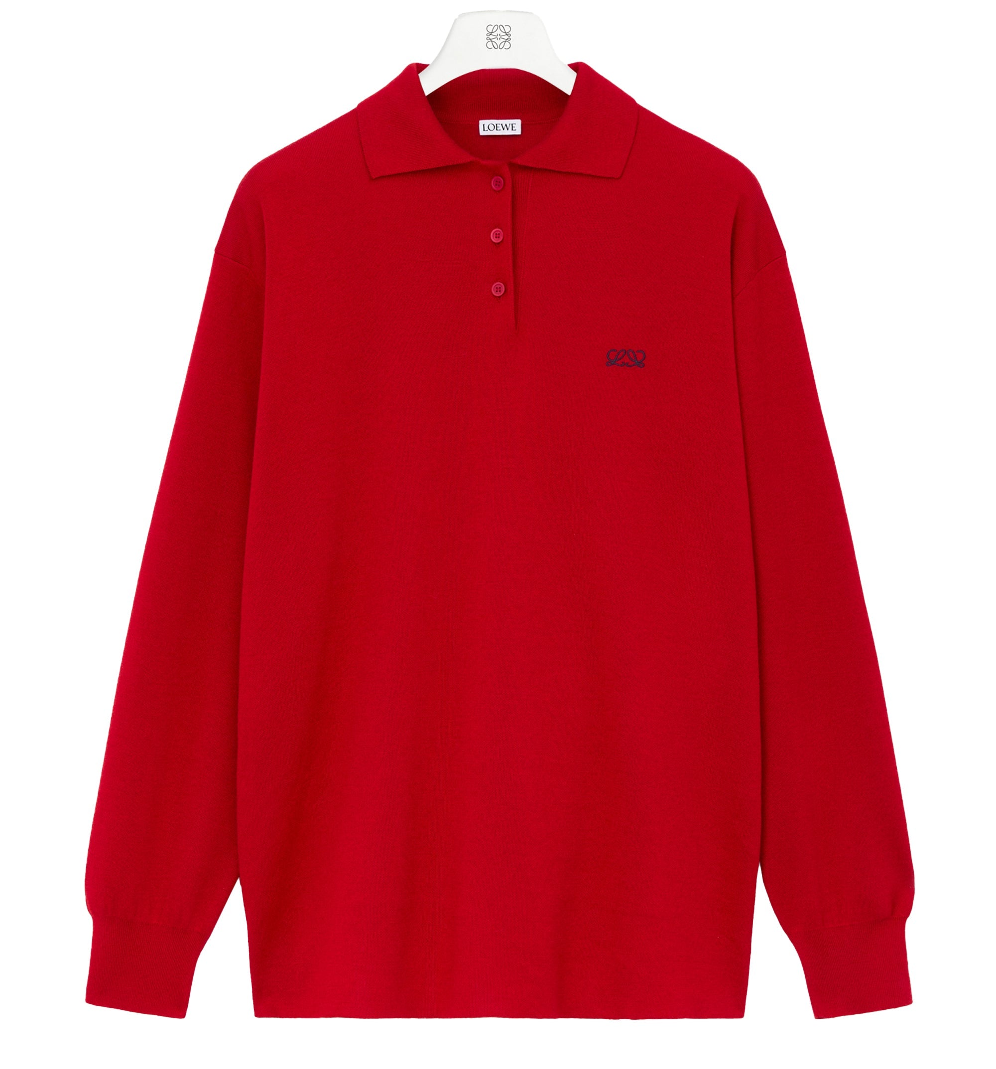 Polo Sweater In Cashmere And Silk Blend
