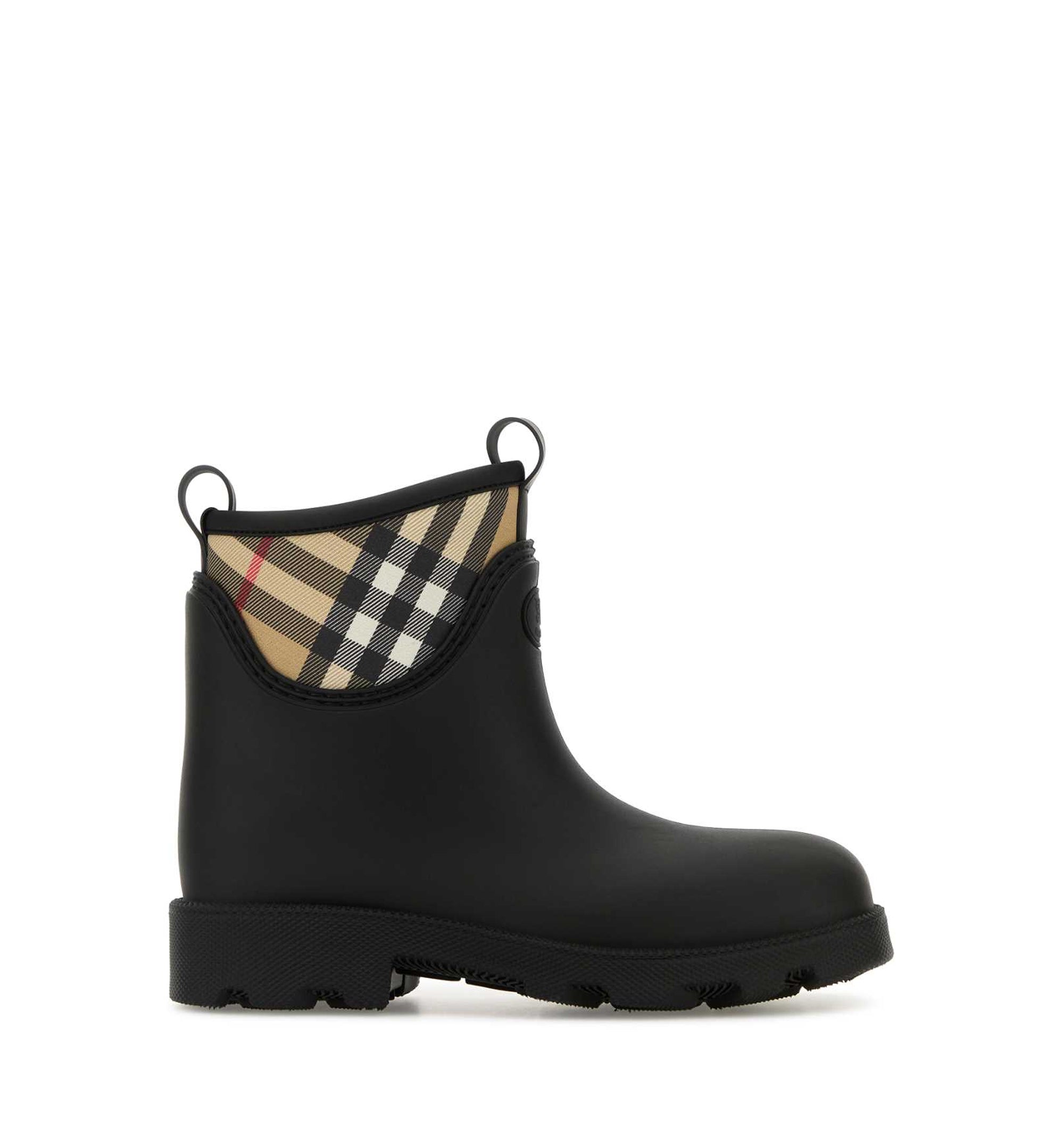 Marsh Stamp Check Panel Rain Boots