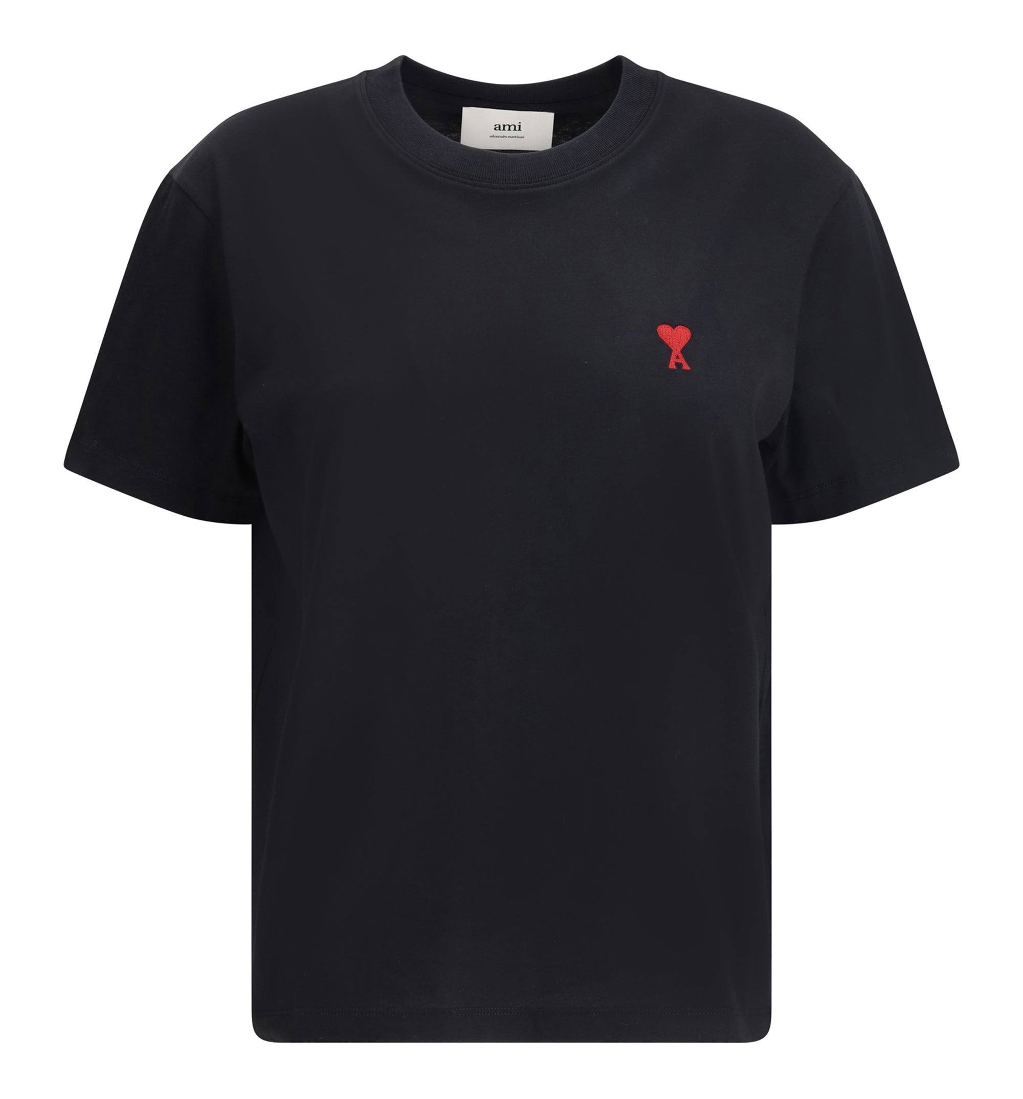 Cotton Red Ami De Coeur T-shirt