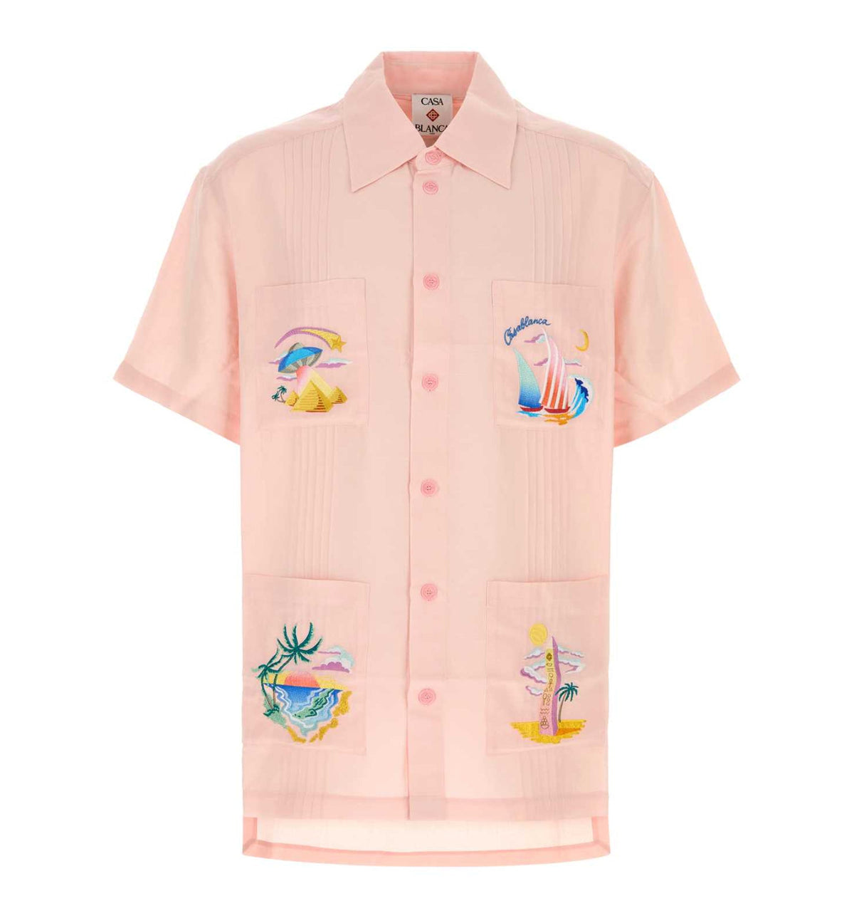 Viscose linen shirt