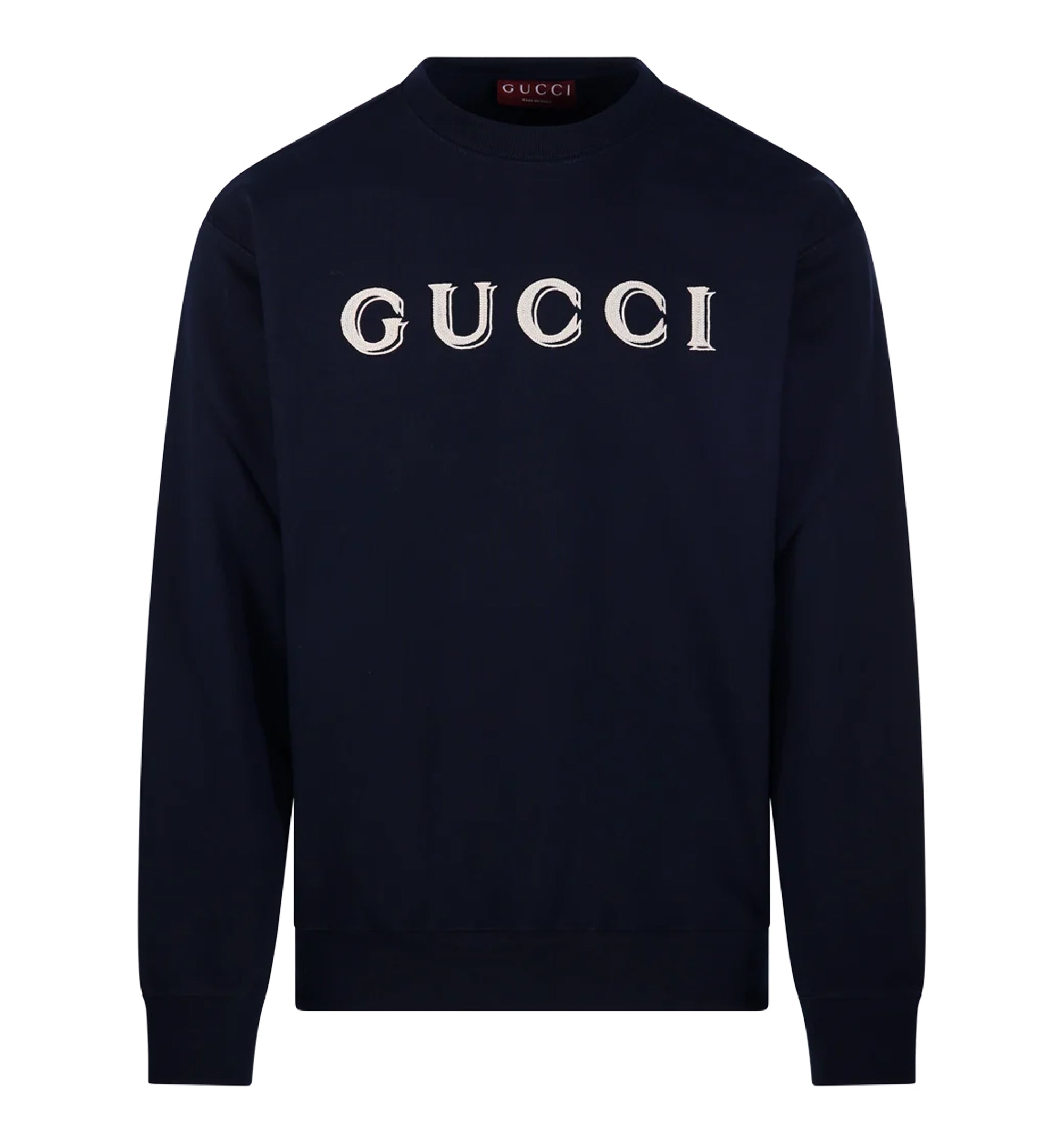 Cotton Jersey Sweatshirt With Embroidery
