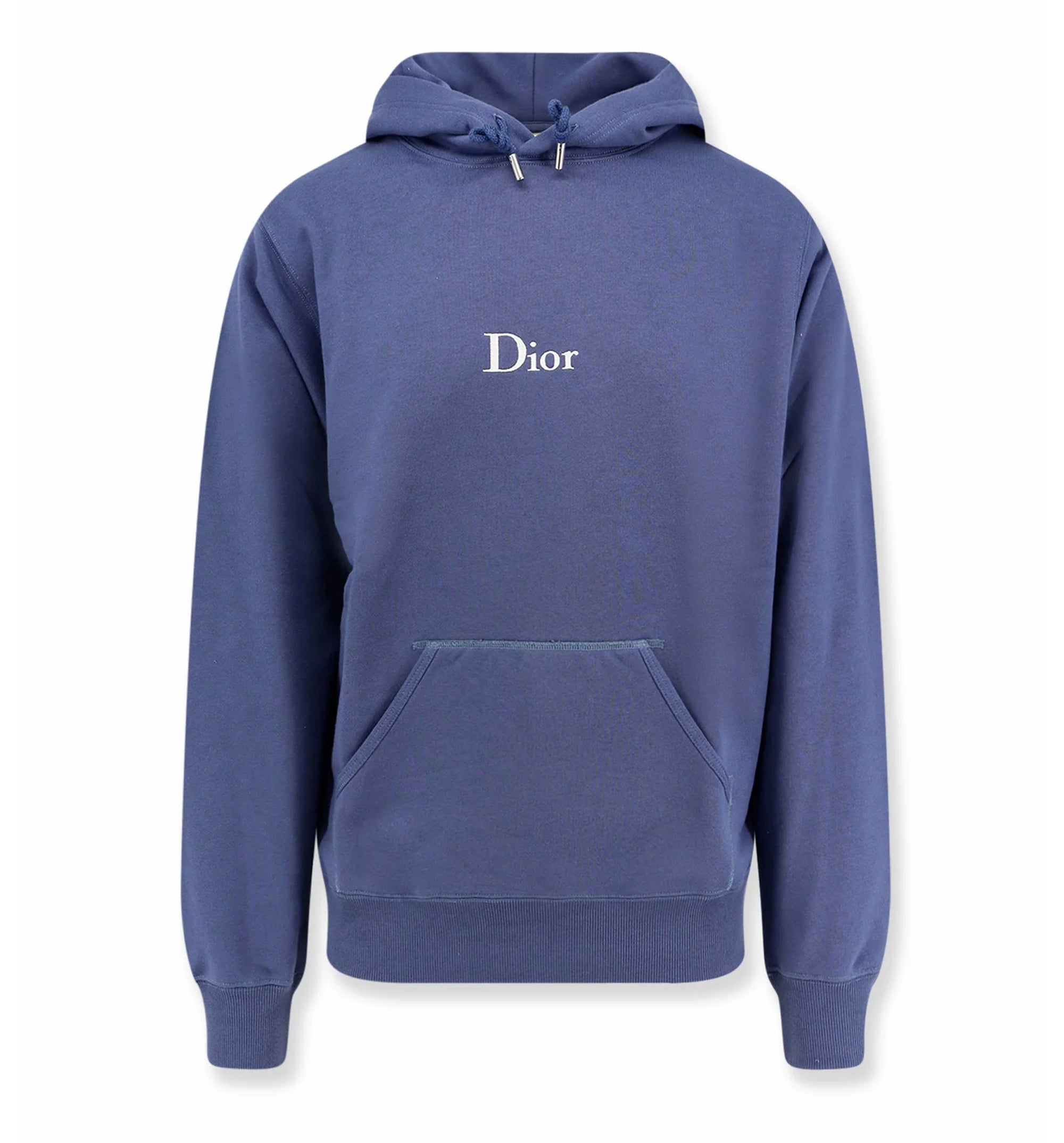 Hooded Sweatshirt with Dior Embroidery