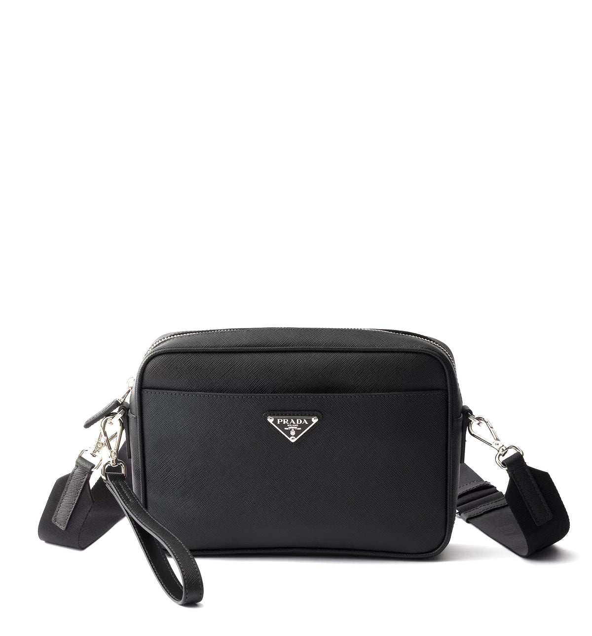 Saffiano leather shoulder bag