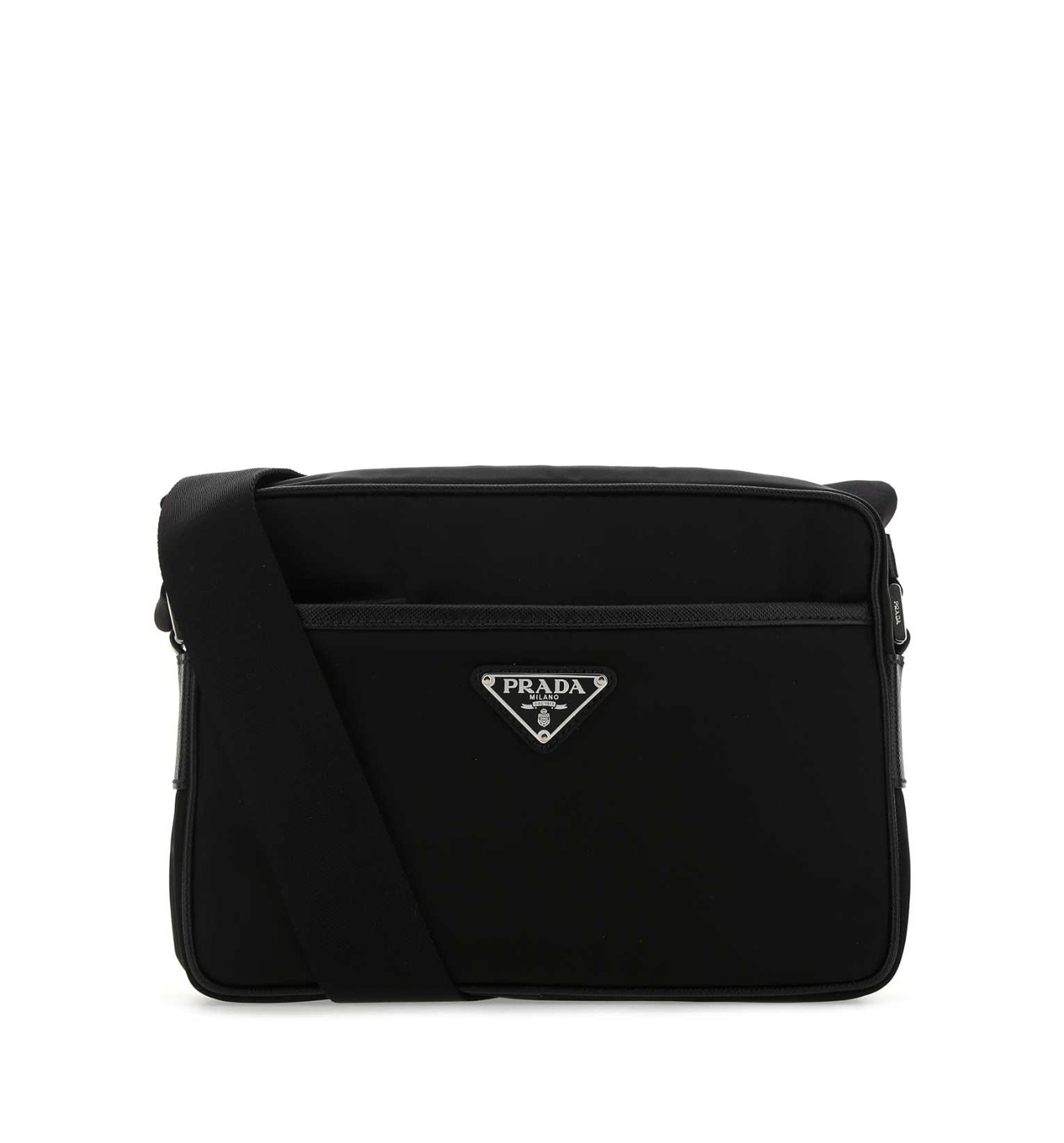 Re-Nylon and Saffiano shoulder bag