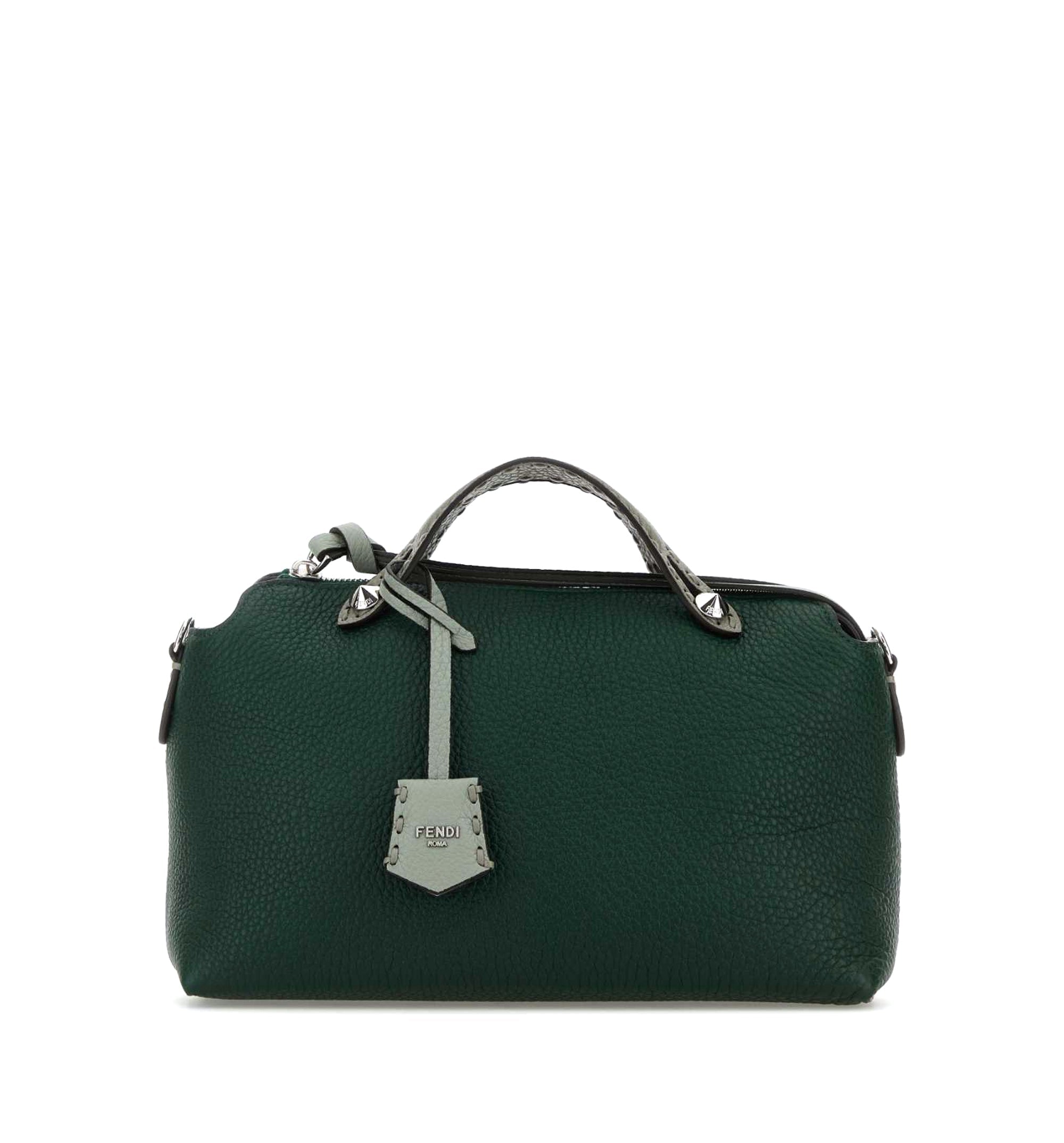 By The Way Selleria Medium Cuoio Romano Leather Green