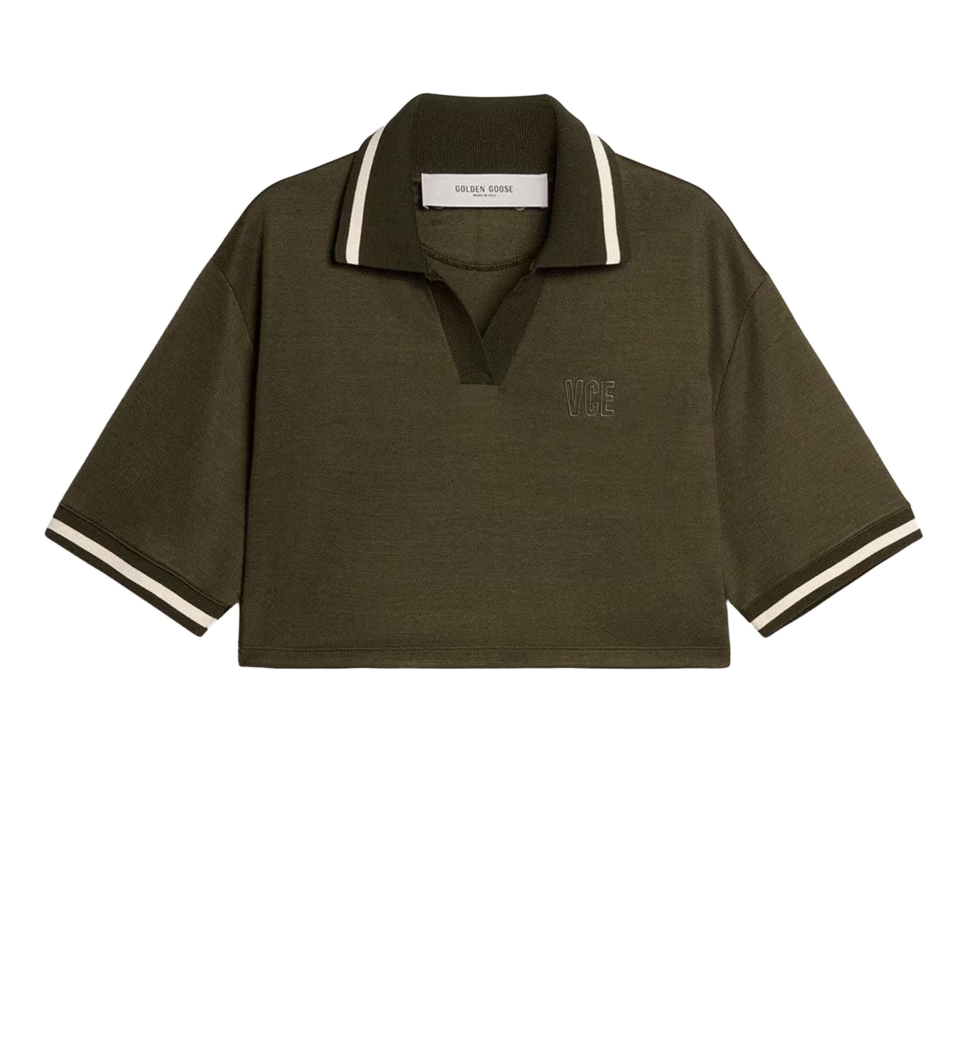 Cropped Jersey Polo