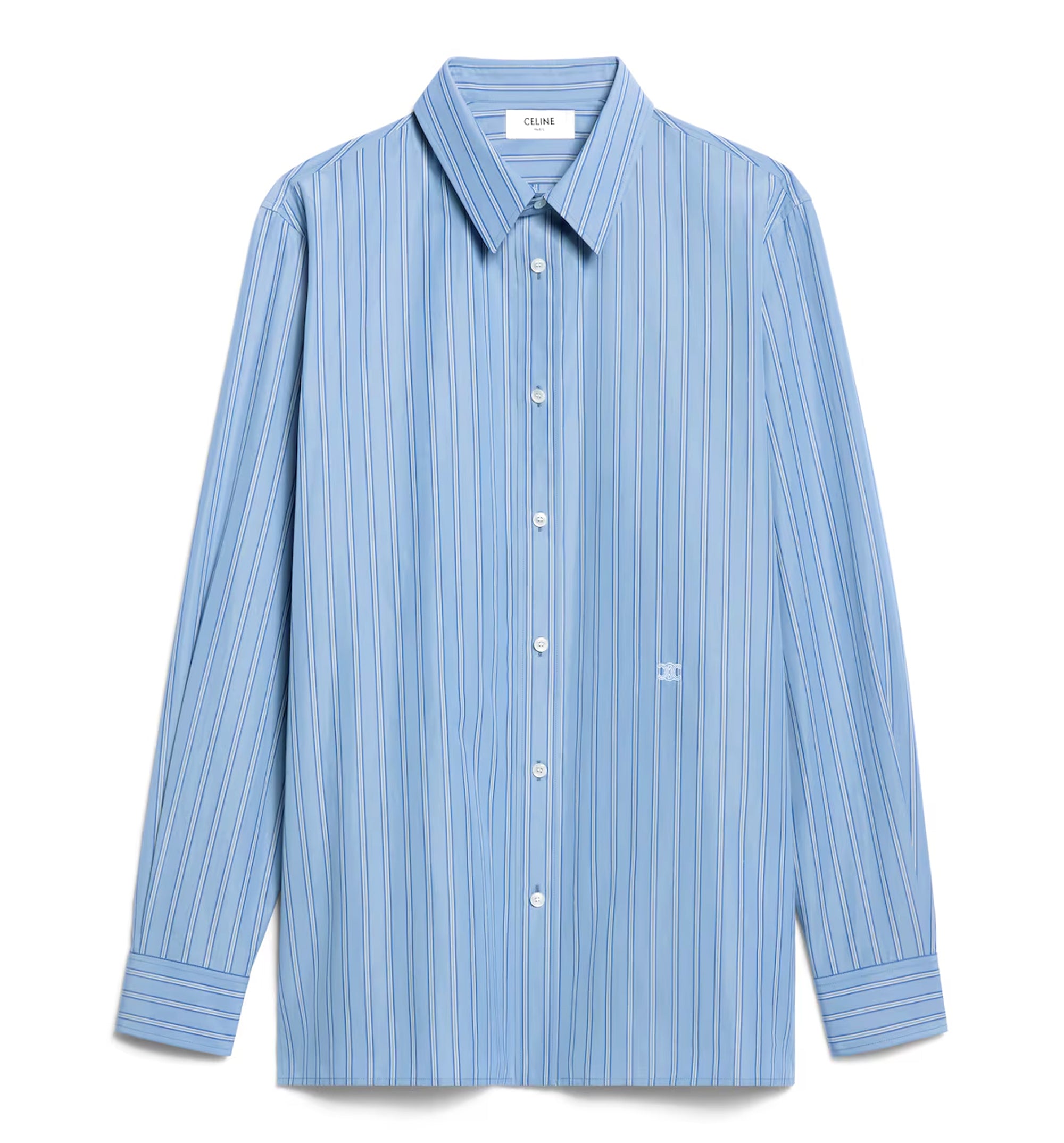 Classic Shirt In Striped Cotton Poplin