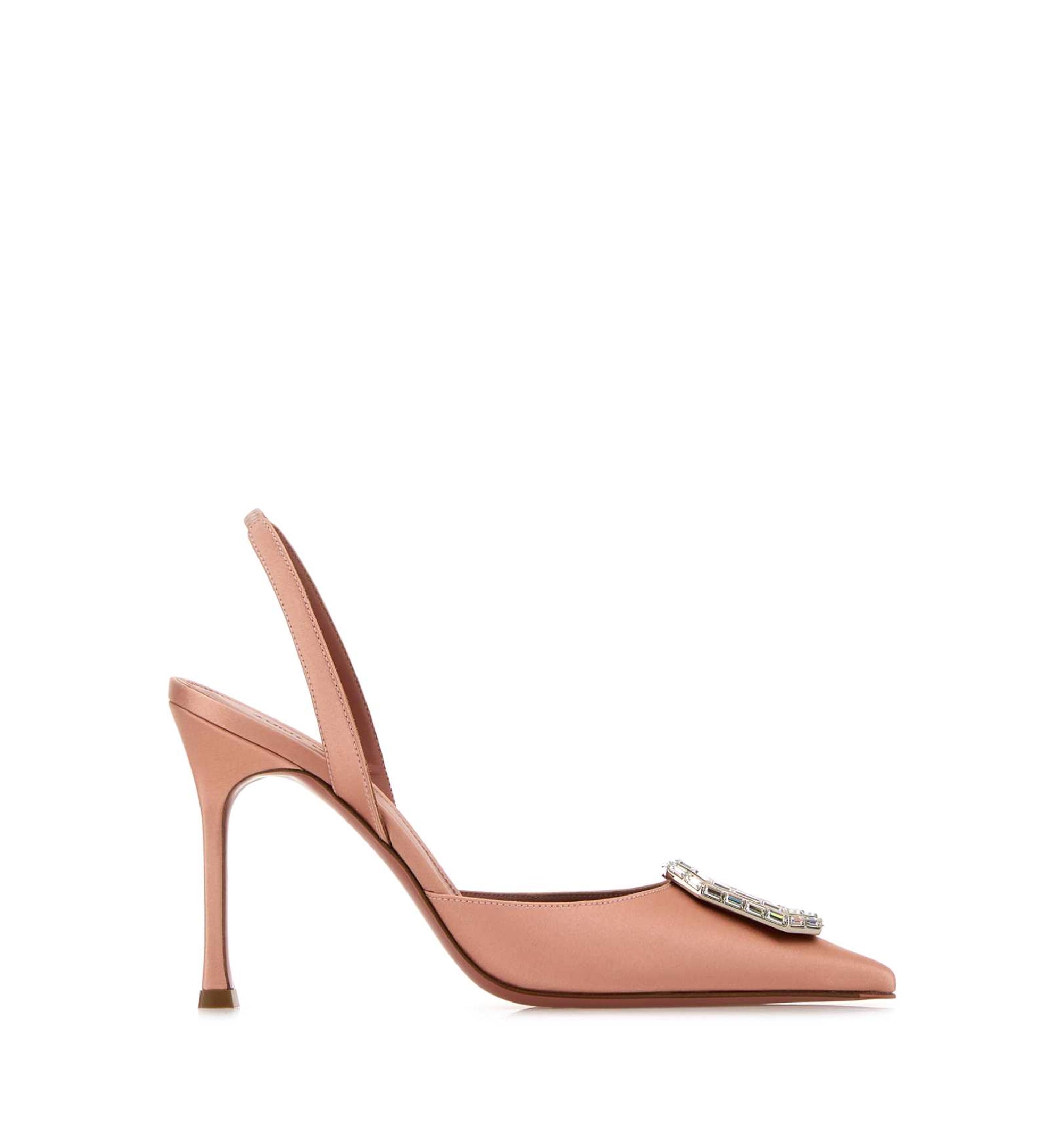 Camelia Sling 90 Pink Satin