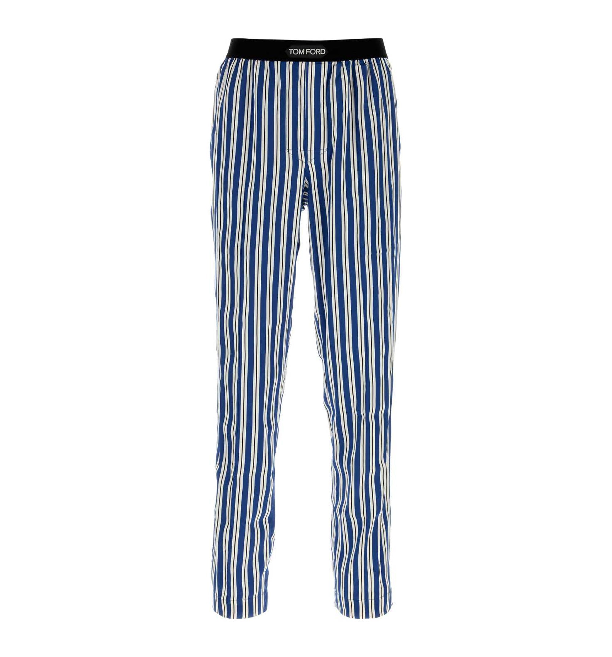 Printed Stretch Satin Pyjama Pant