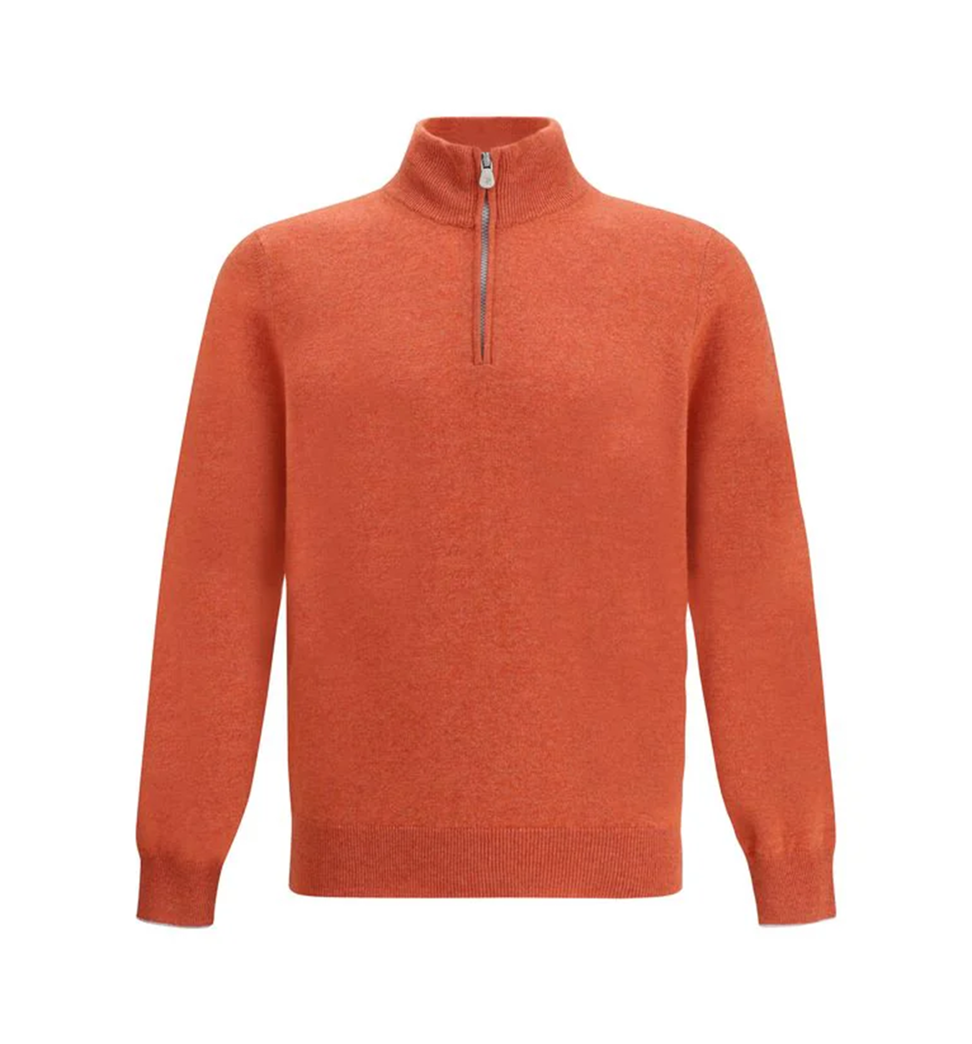Cashmere Sweater with Half Zip