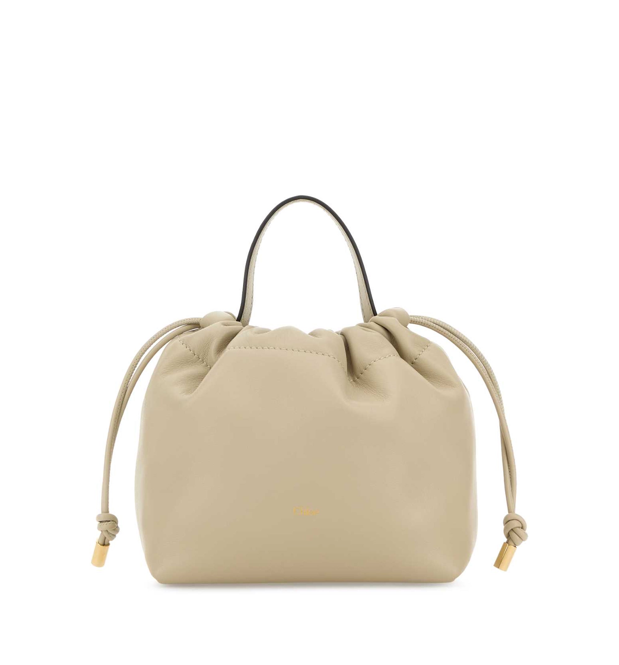 Mini Chloé Icons Shoulder Bag With Chain In Soft Leather