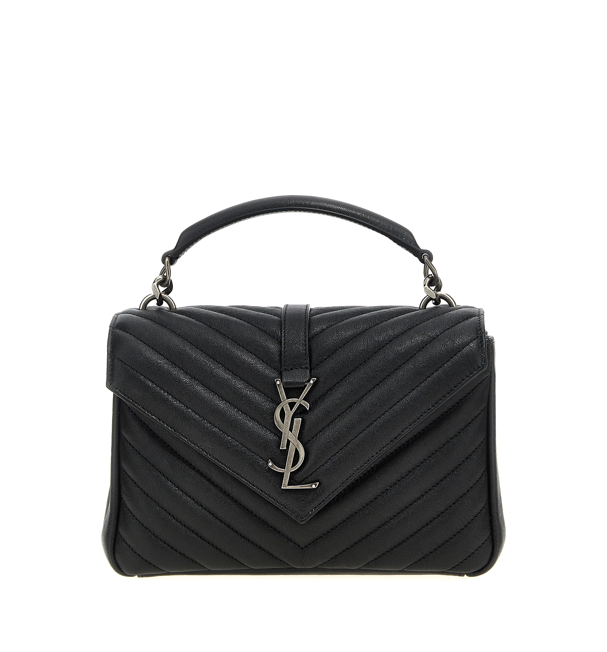 College Medium Quilted Leather Bag