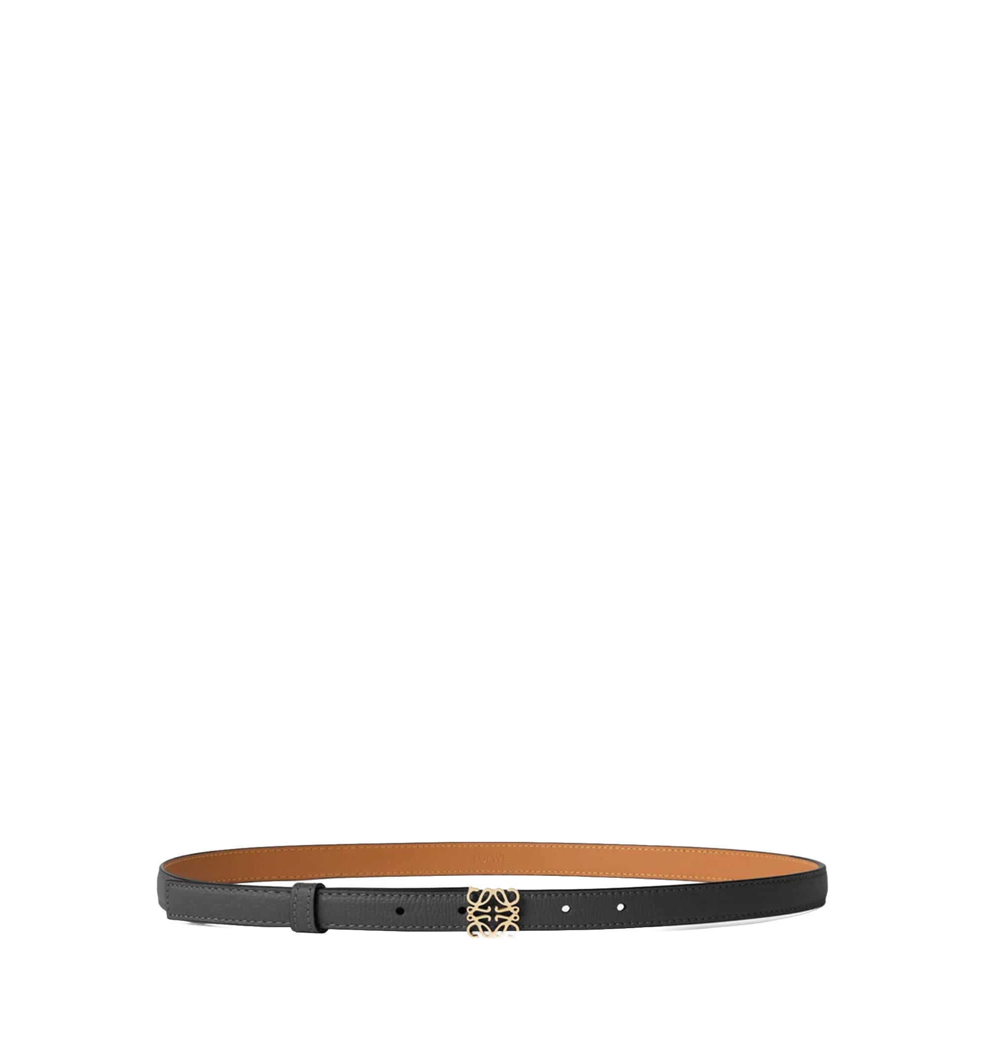 Anagram leather belt