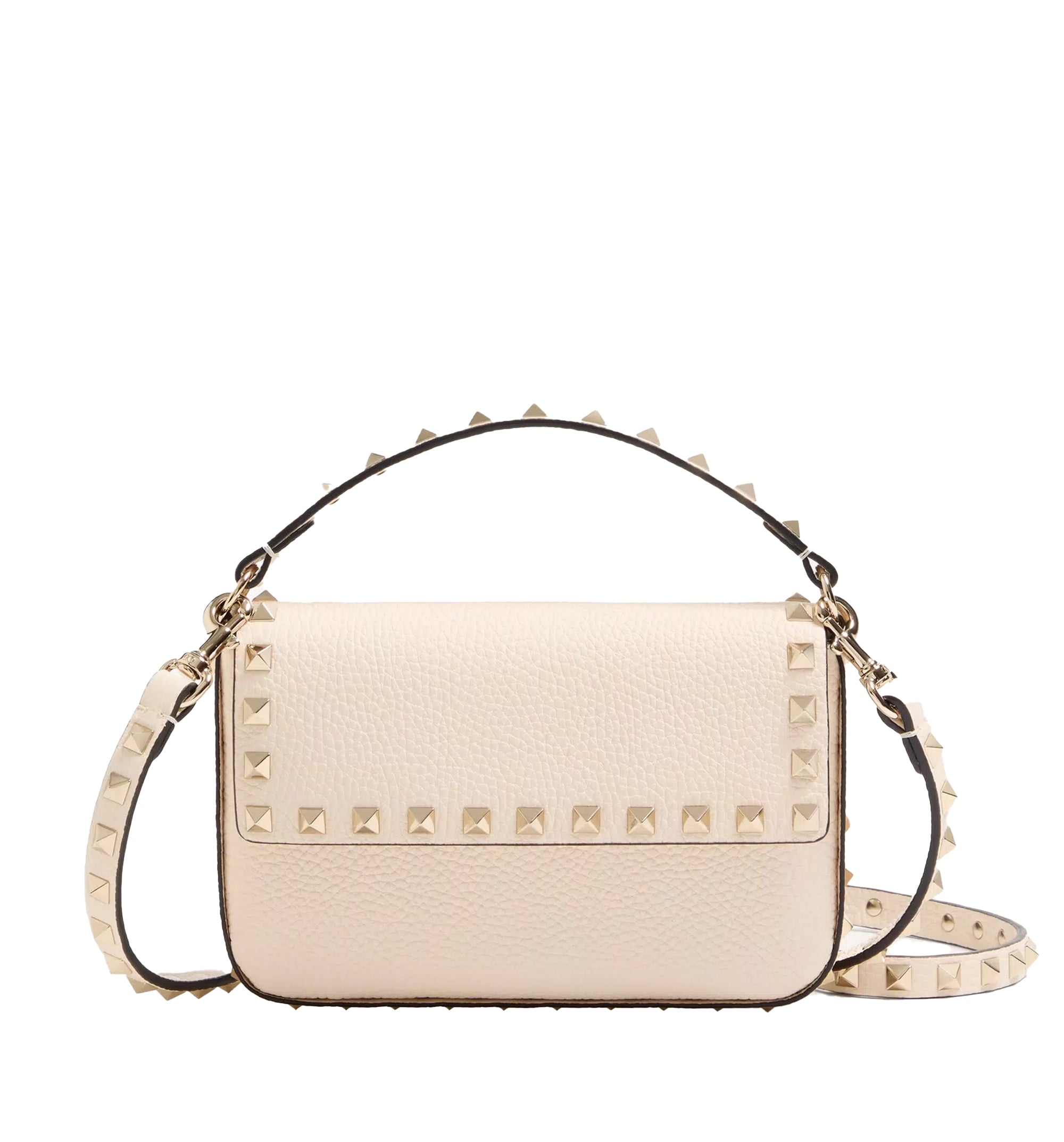 Rockstud Leather Mini Bag