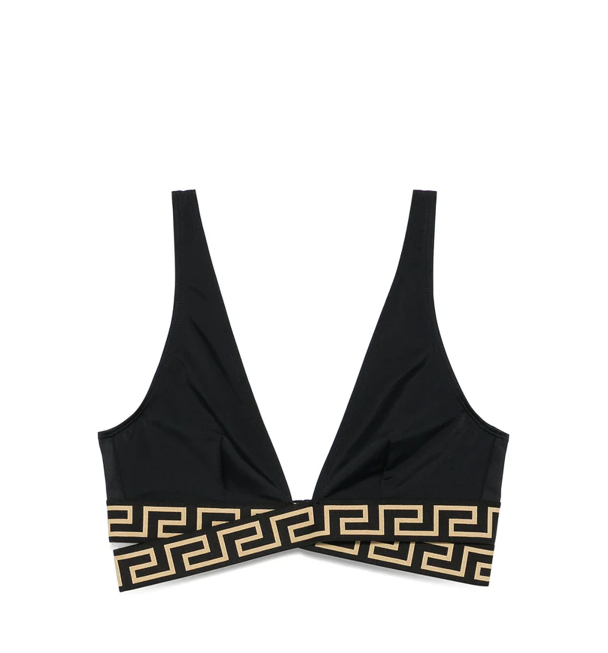 Greca Border Triangle Bikini Top