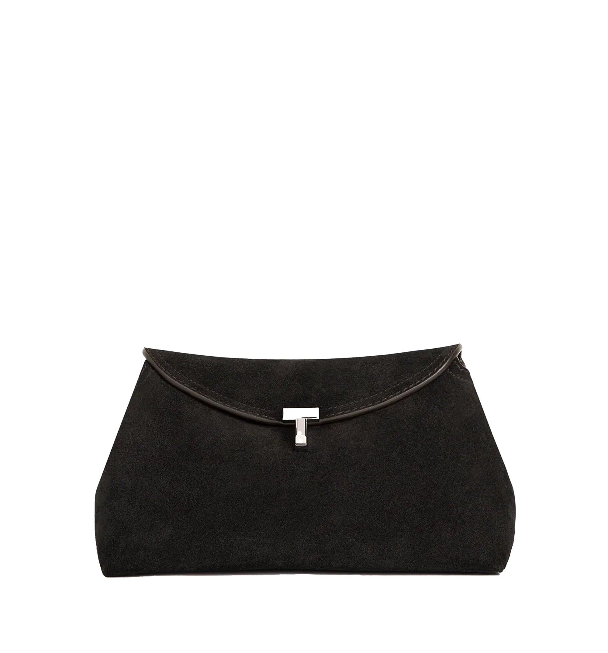 T-Lock Suede Clutch