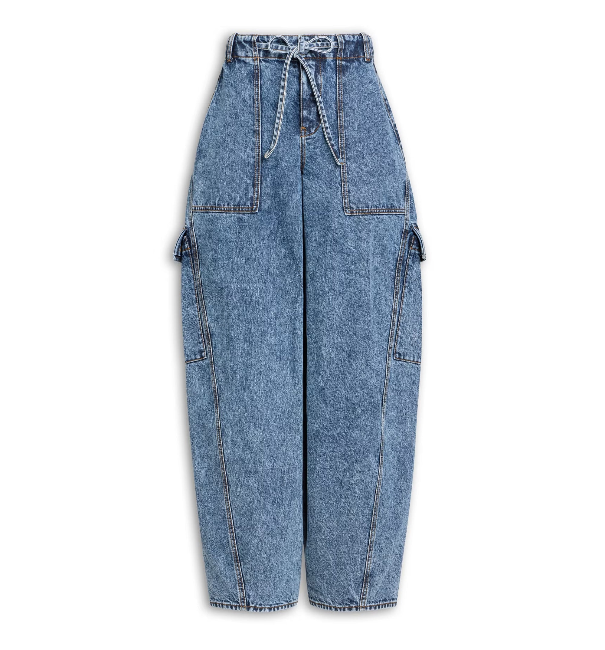 Cargo Denim Pants