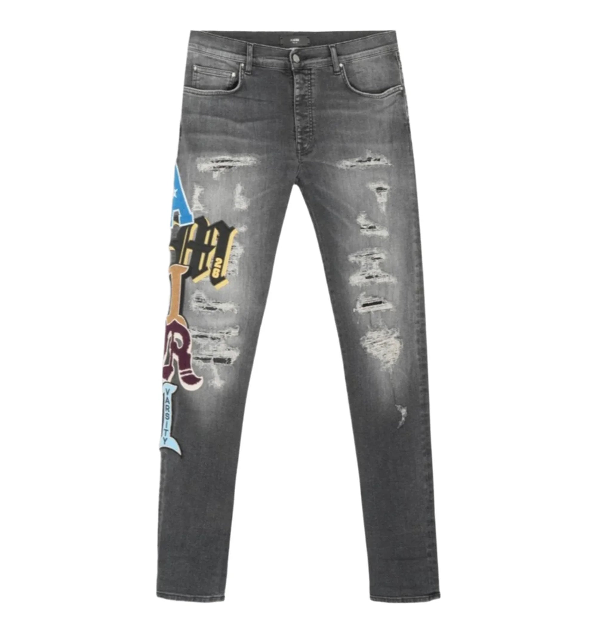 Varsity Patch Skinny Jean