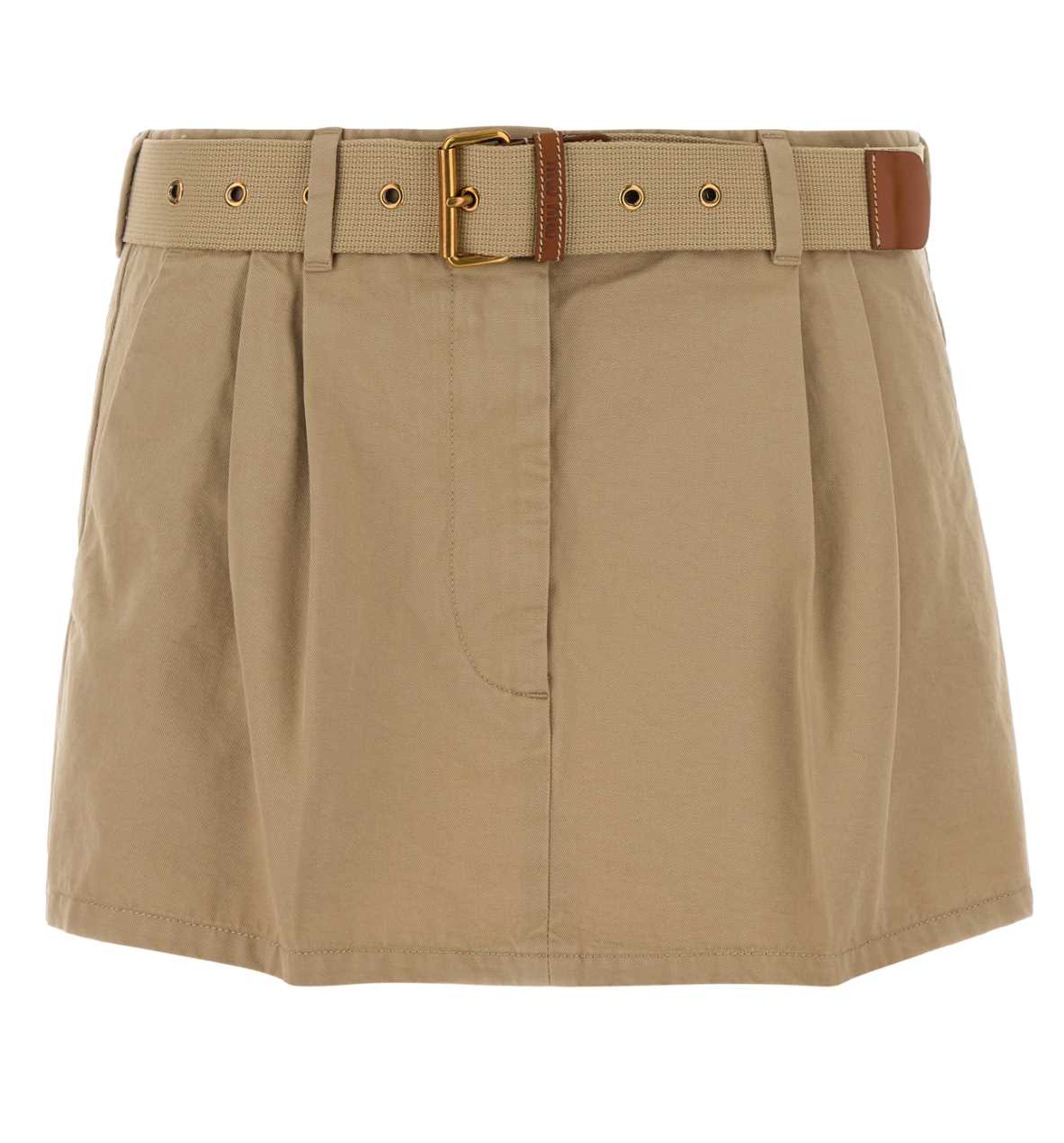 Gabardine Mini Skirt