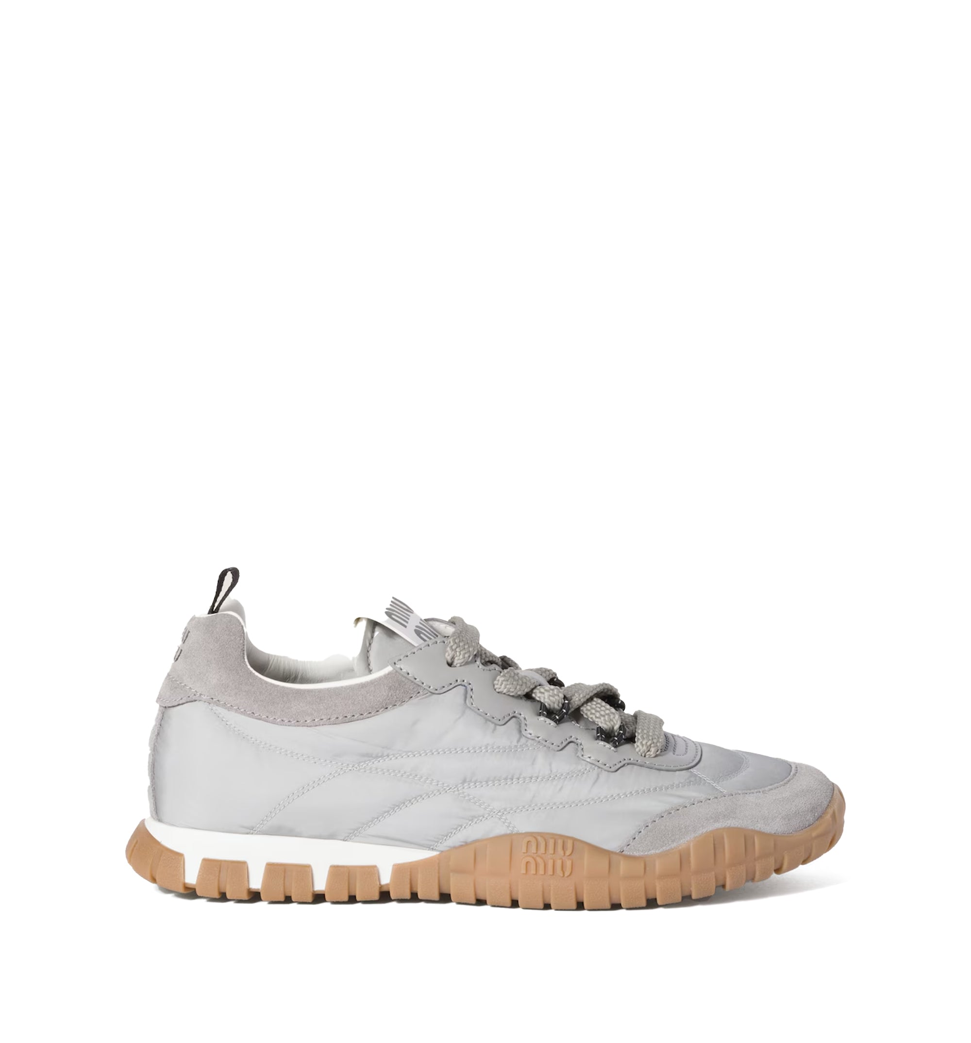 Tyre Technical Fabric And Suede Sneakers