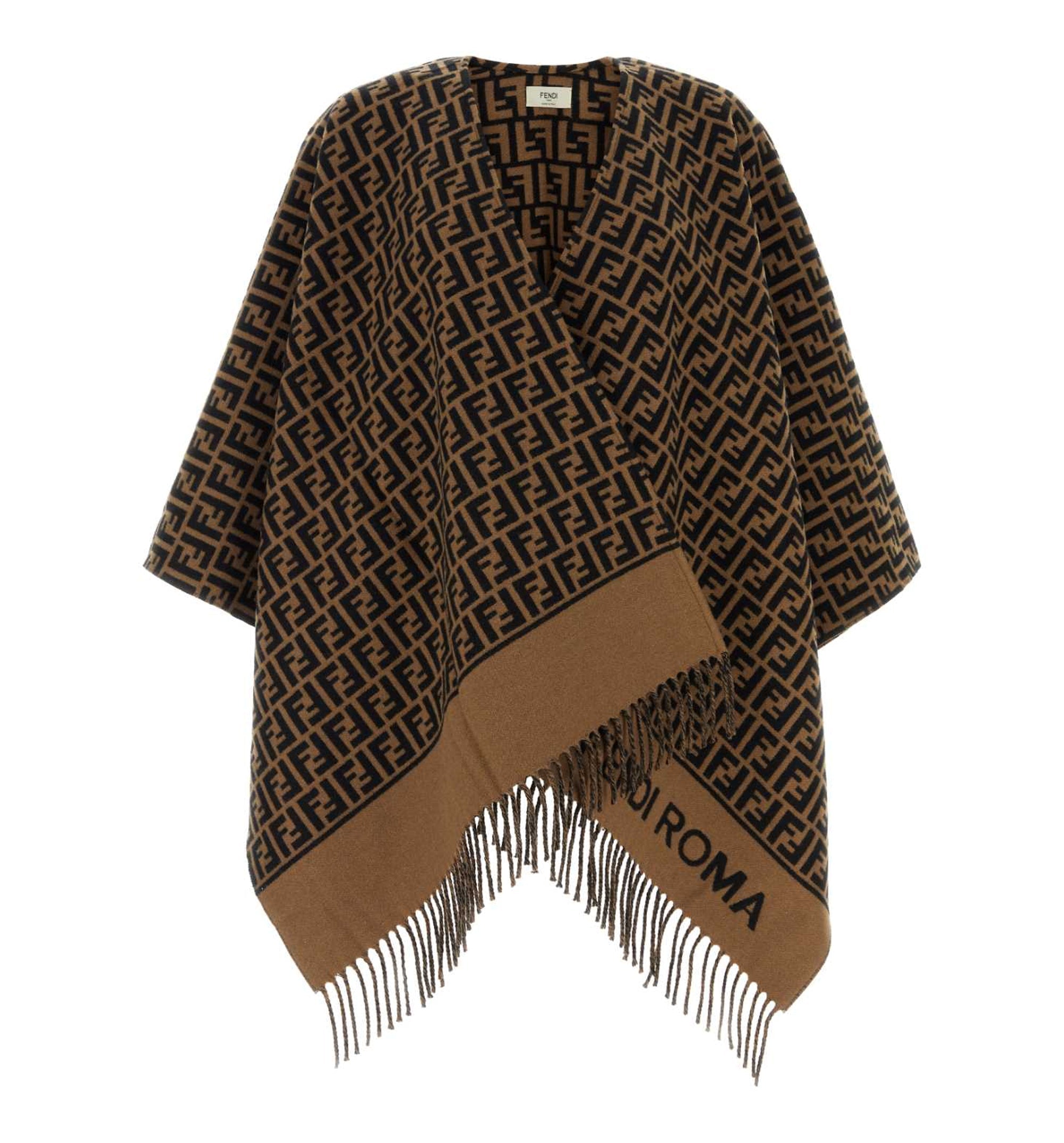 Wool And Cashmere Poncho