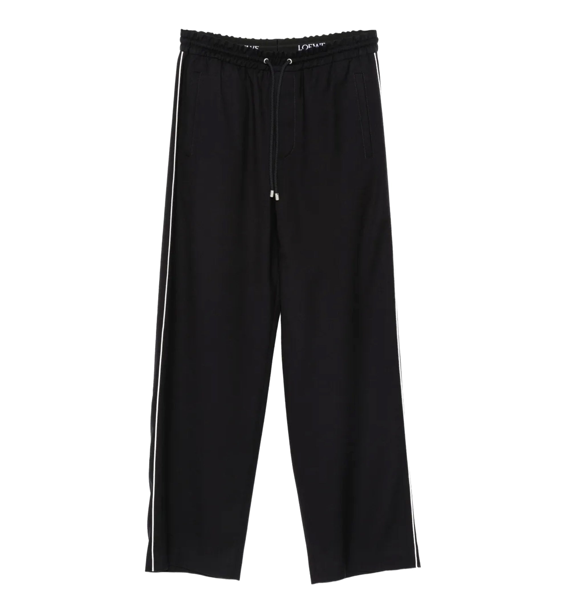 Drawstring Trousers In Wool