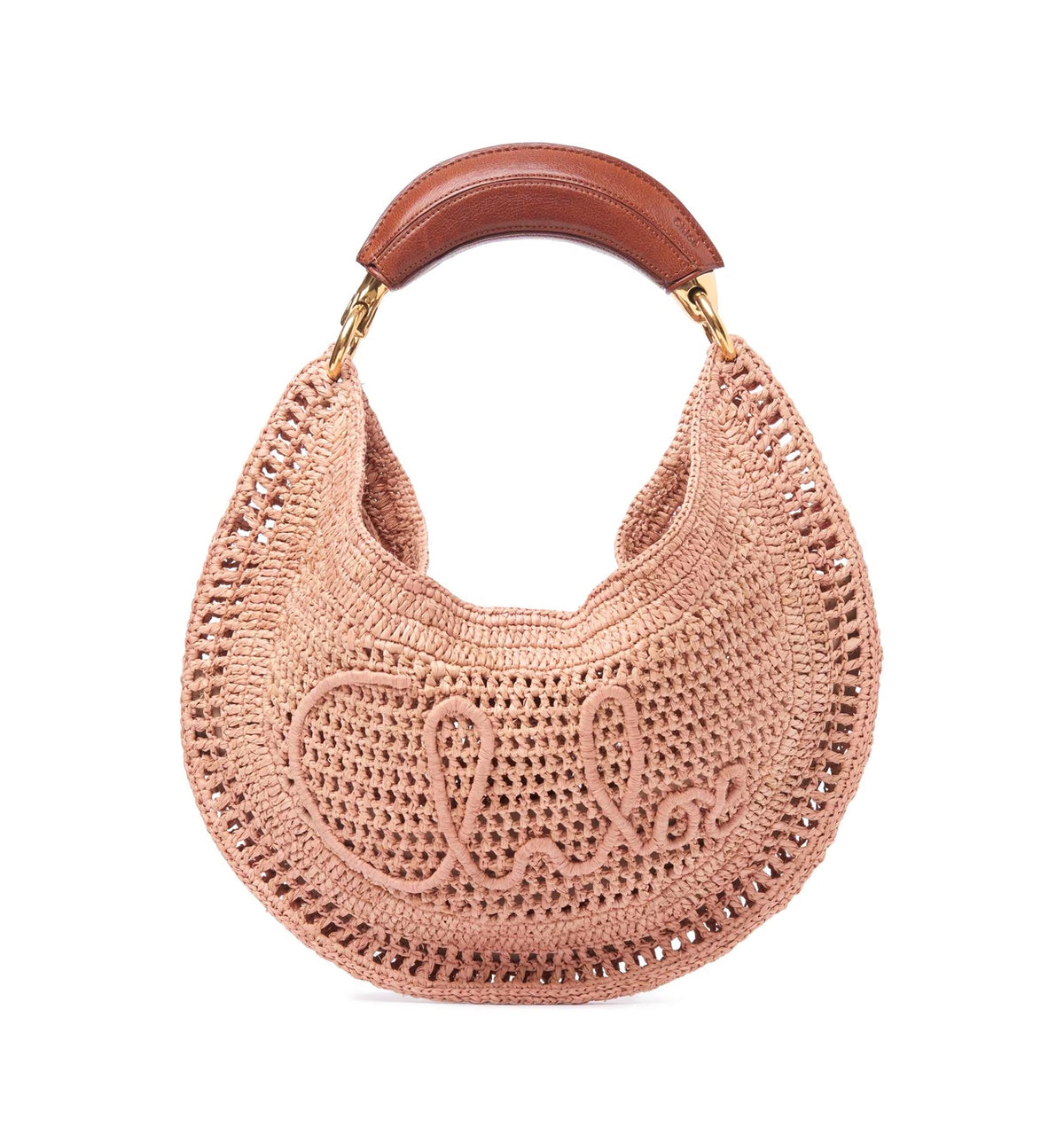 Summer Banana hobo bag in raffia