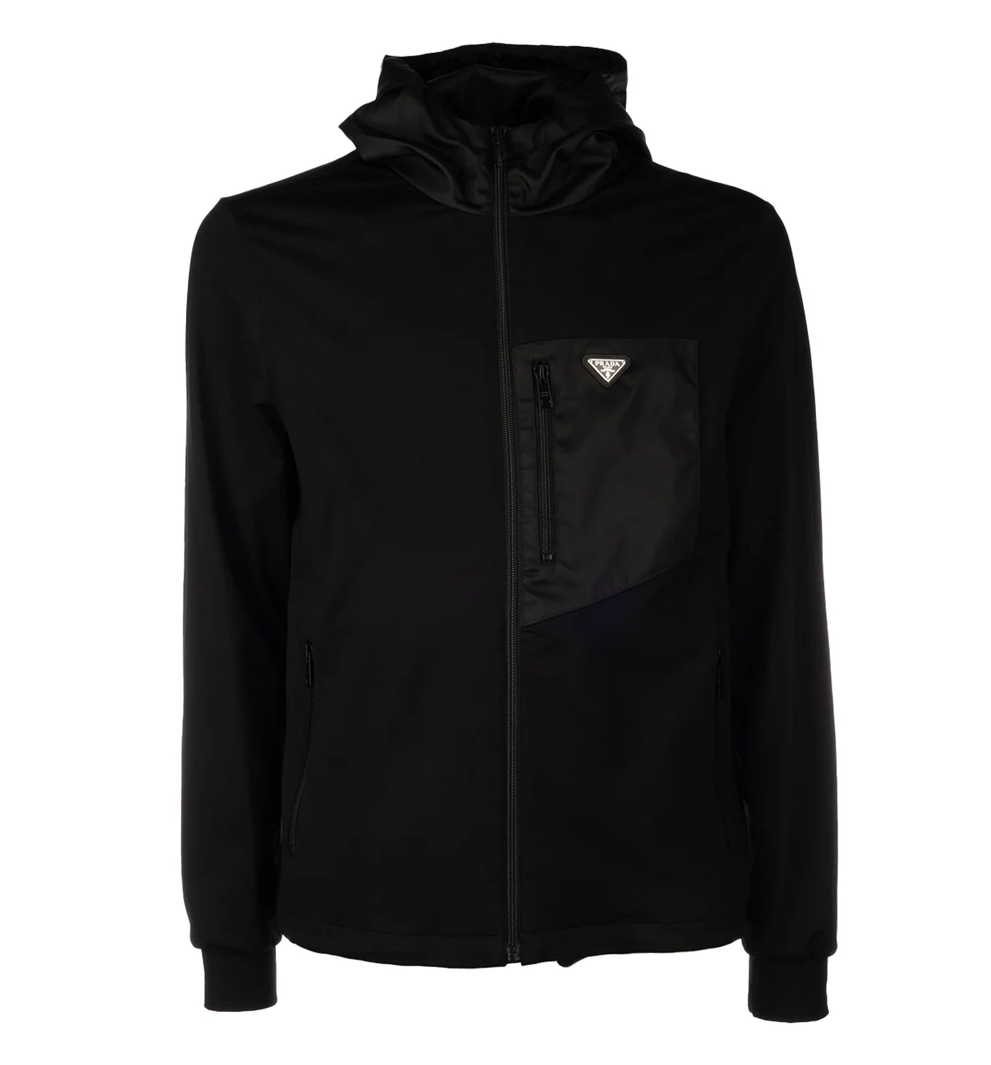 Technical Cotton And Re-Nylon Cardigan