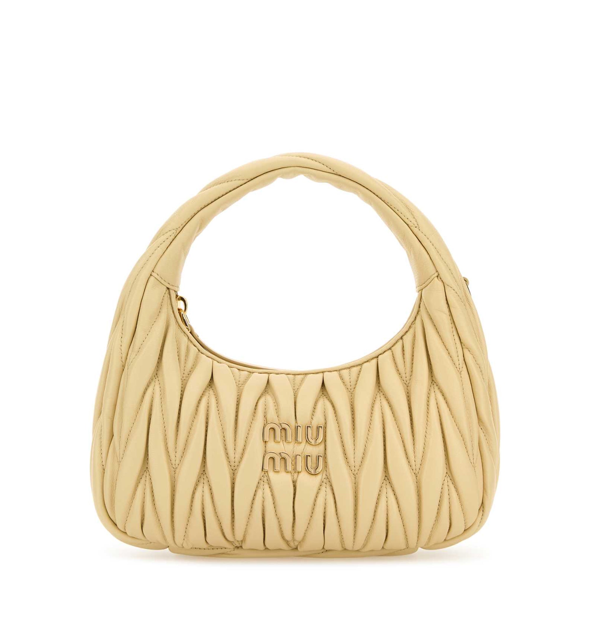 Wander Matelassé Nappa Leather Hobo Bag