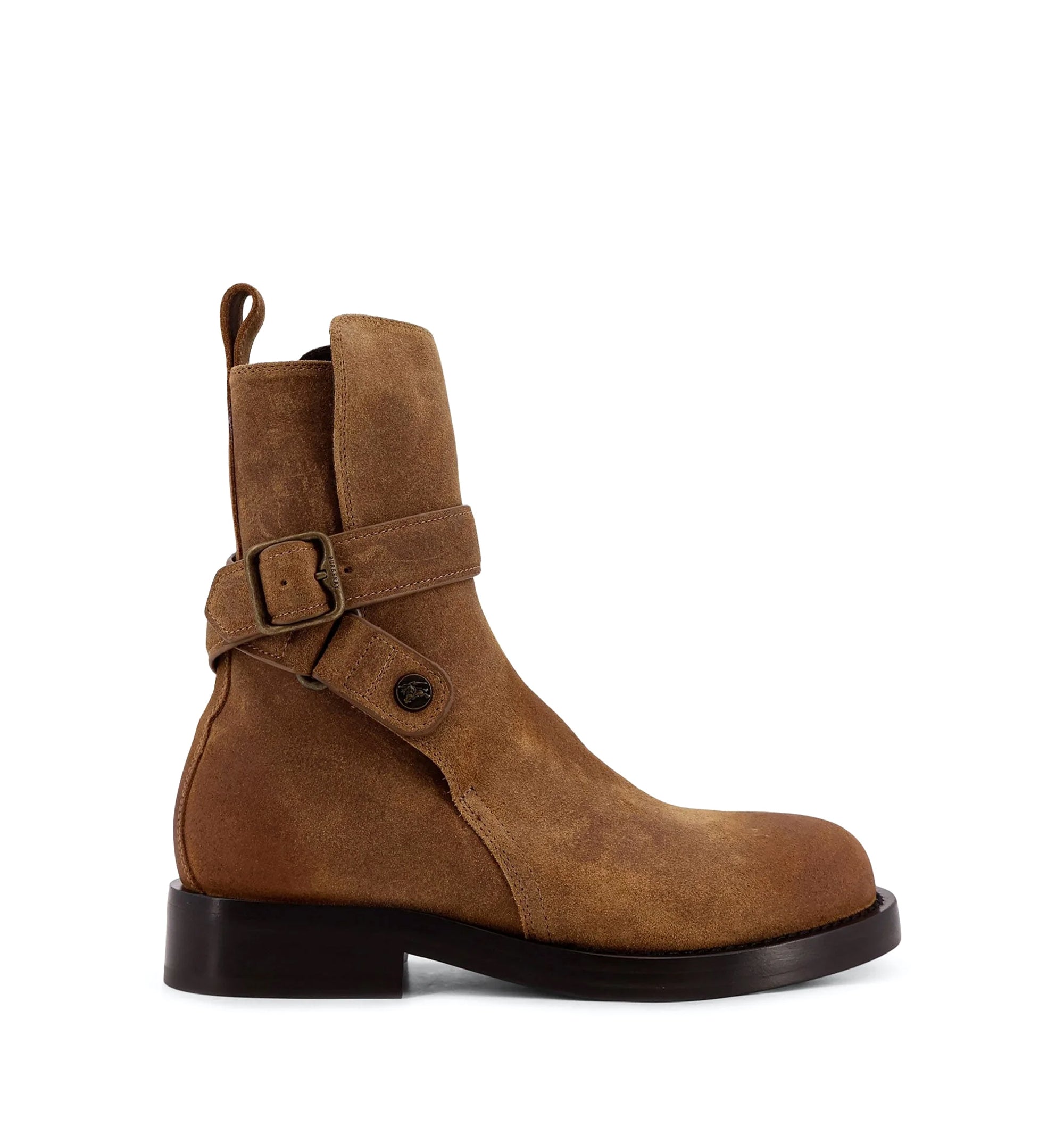 Waxed Suede Ledger Boots