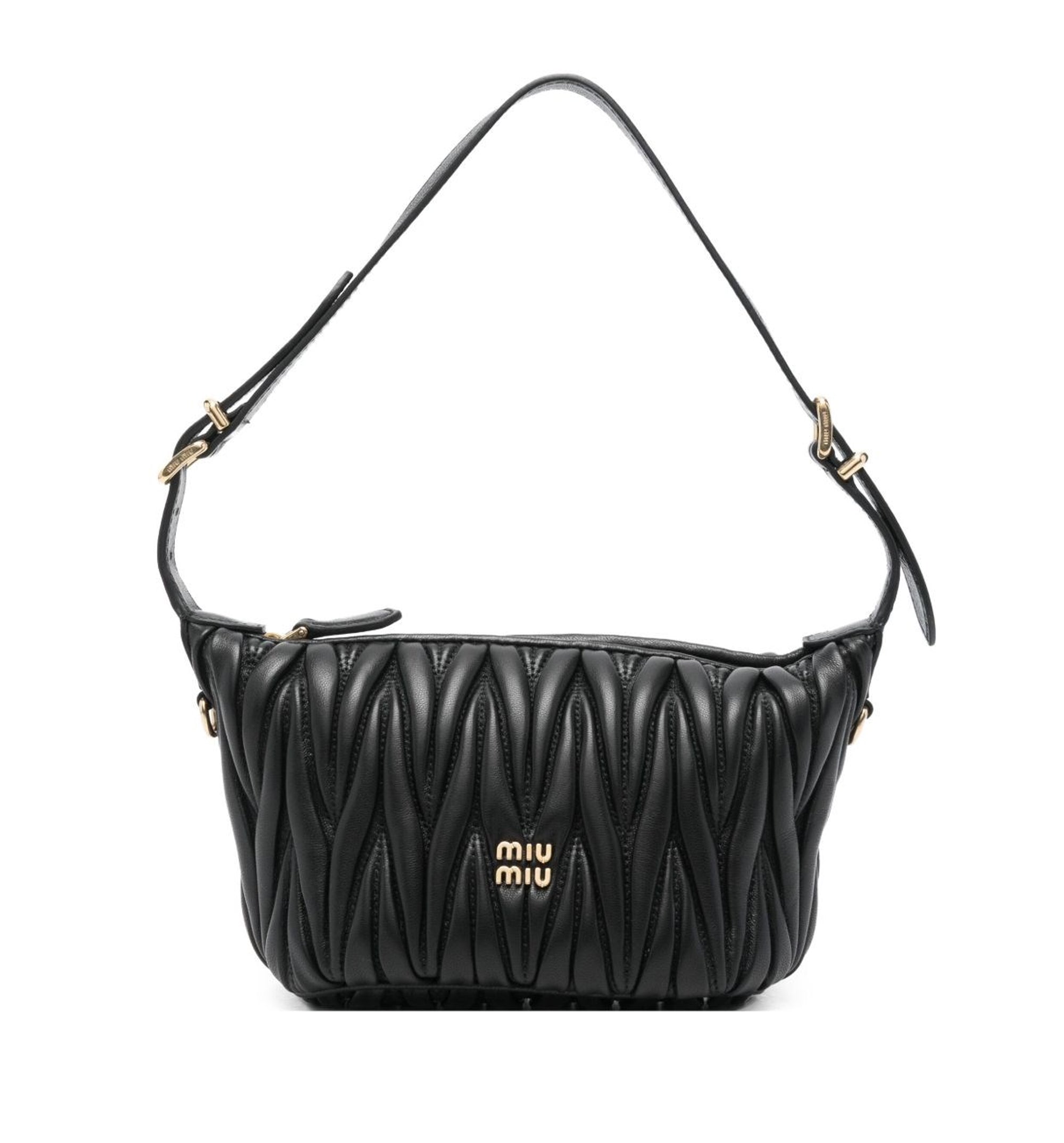Matelassé Nappa Leather Pouch