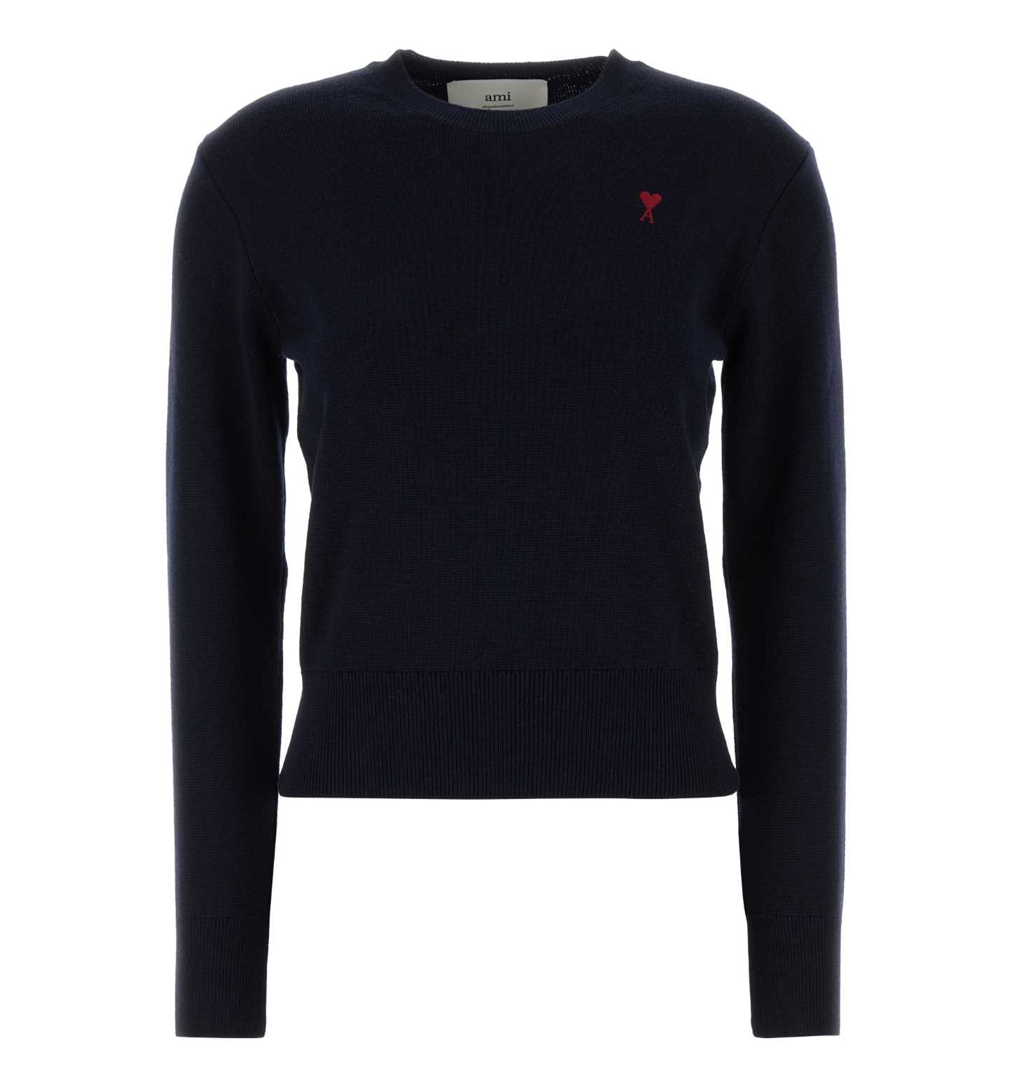Wool Ami De Coeur Crewneck Sweater