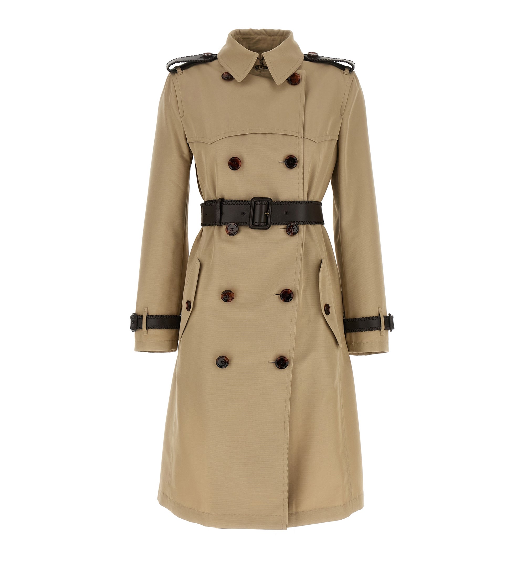 Long Silk Cotton Foxfield Trench Coat